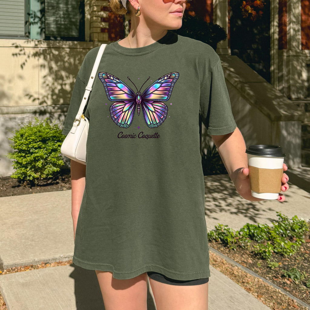 Butterfly Wings Shirt | Monarch Purple Comfort Tee