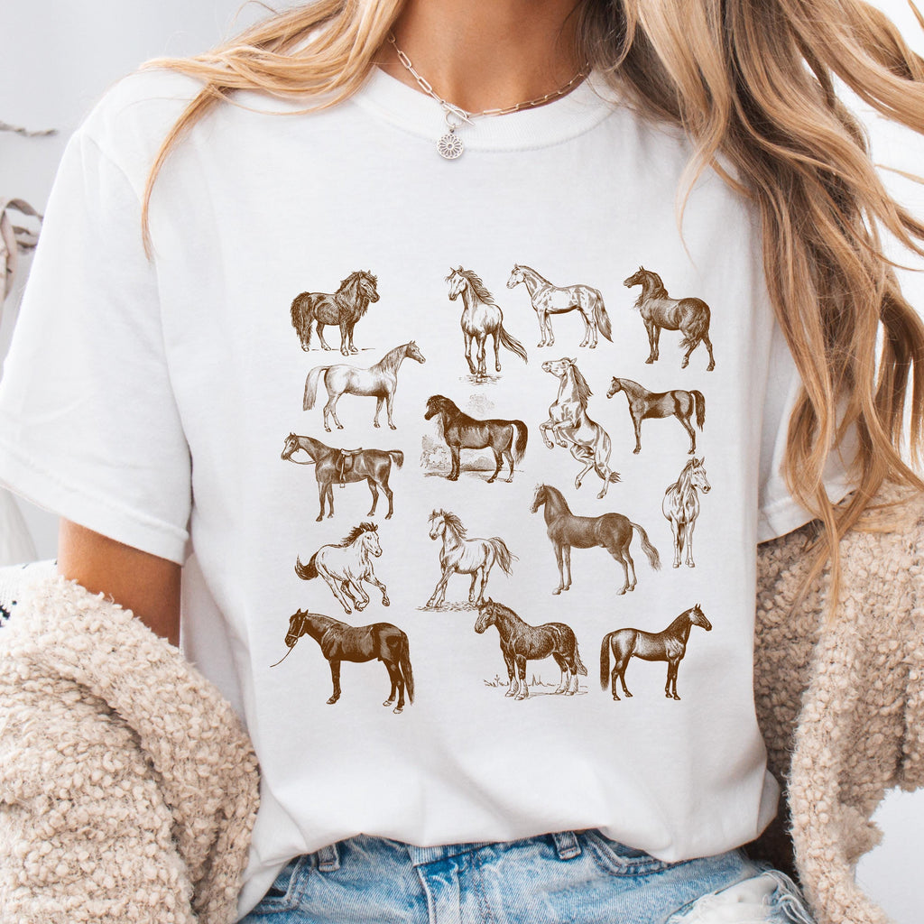 Horse Graphic Tee – Equestrian Country Style Shirt