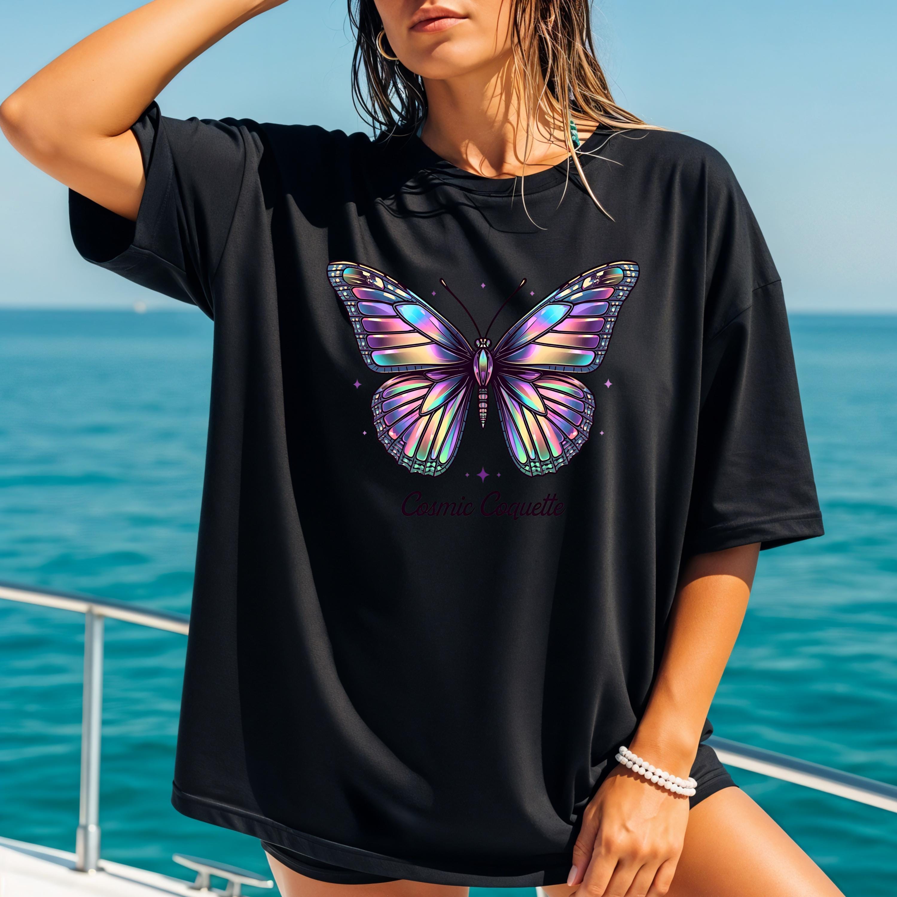 Butterfly Wings Shirt | Monarch Purple Comfort Tee