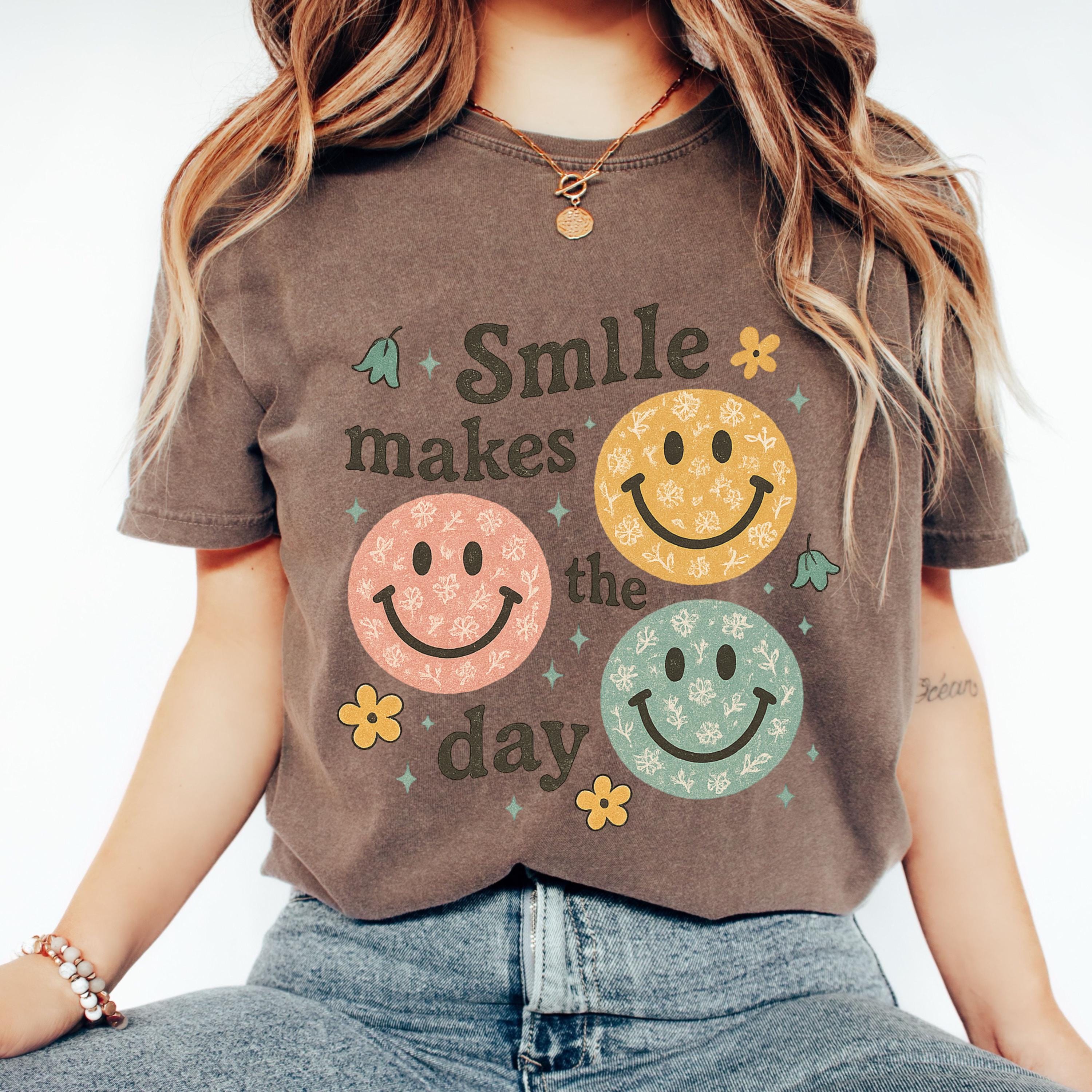Smiley shirt, happy to see, funny teacher shirt, smiling friends