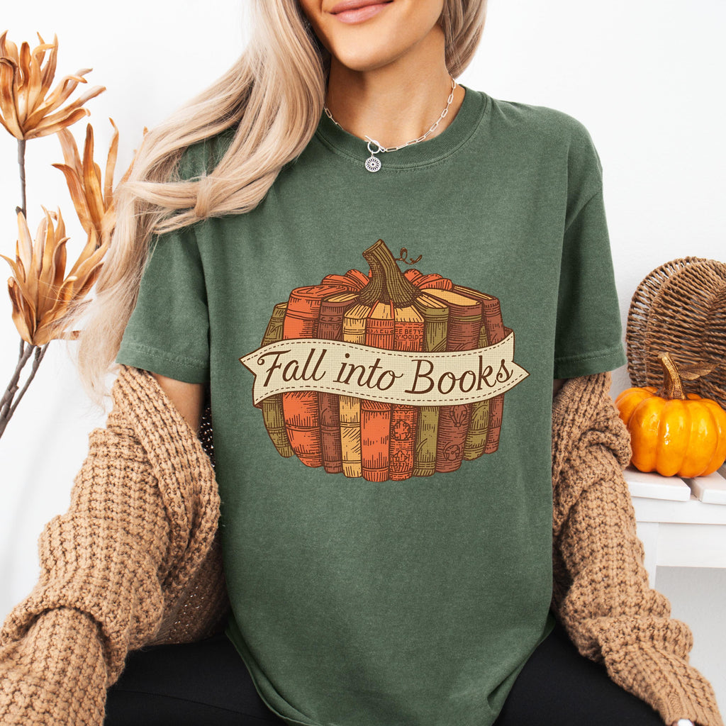Comfort Colors Fall Book Shirt | Book Lover Gift