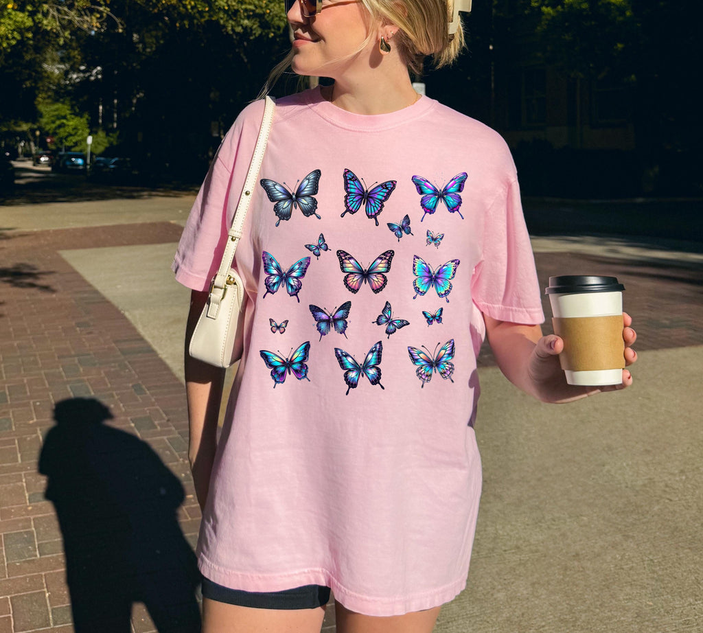 Monarch Butterfly Shirt | Purple Wings Comfort Tee