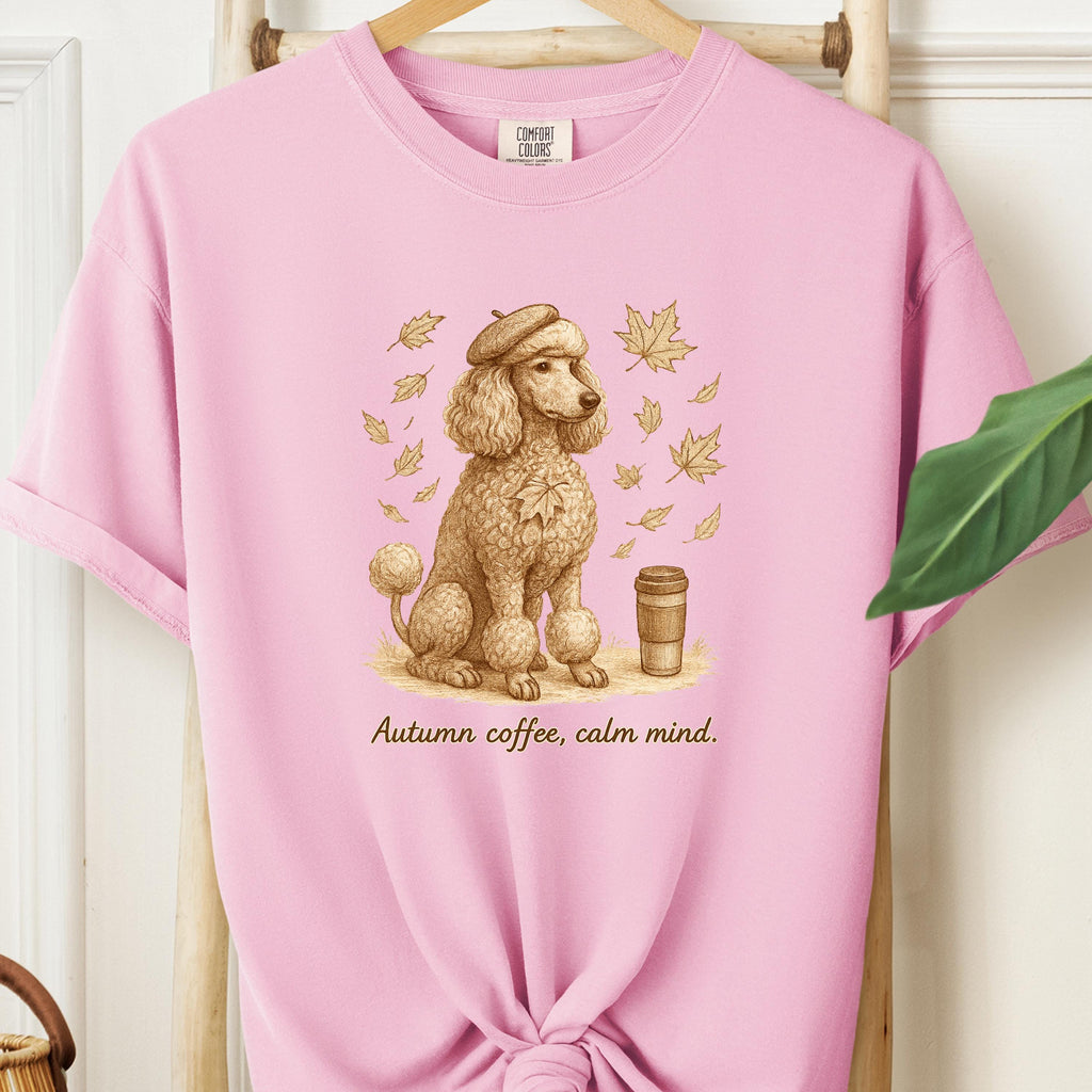 Poodle & Coffee Shirt | Comfort Colors C1717 Yam