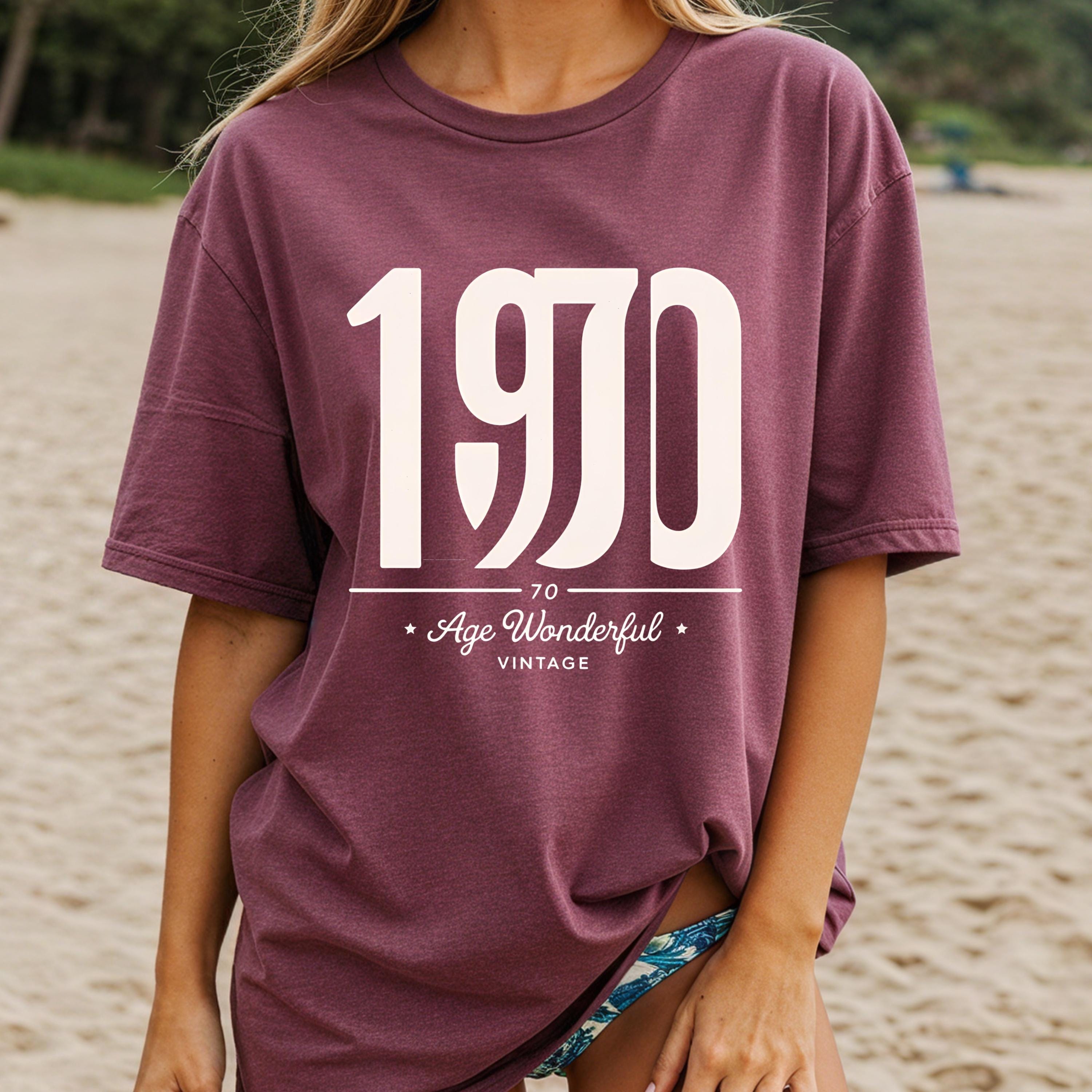 Vintage Shirt 1970 55th   Comfort Colors Shirt