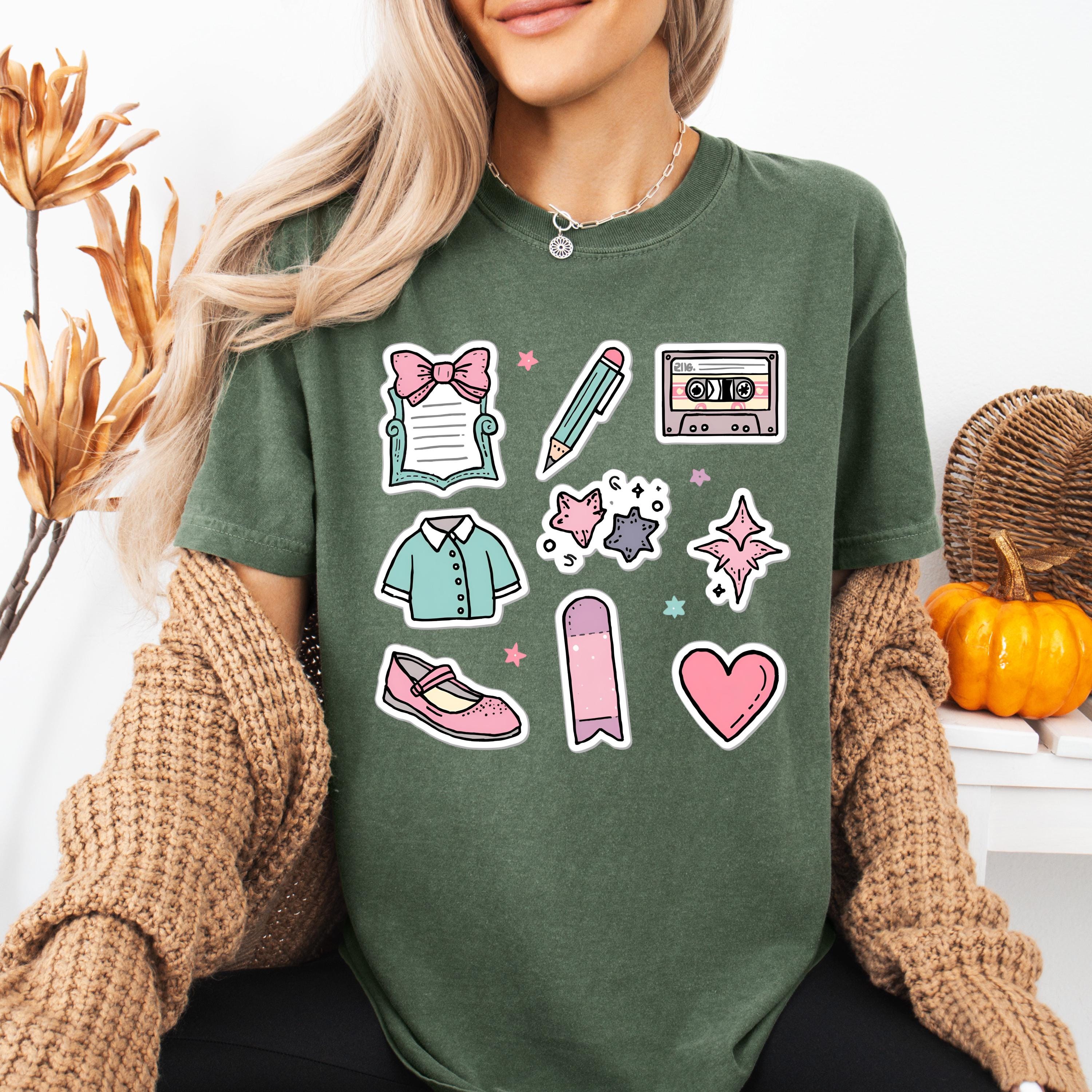 Pastel Kawaii Teacher Shirt - Back to School Pencil Tee