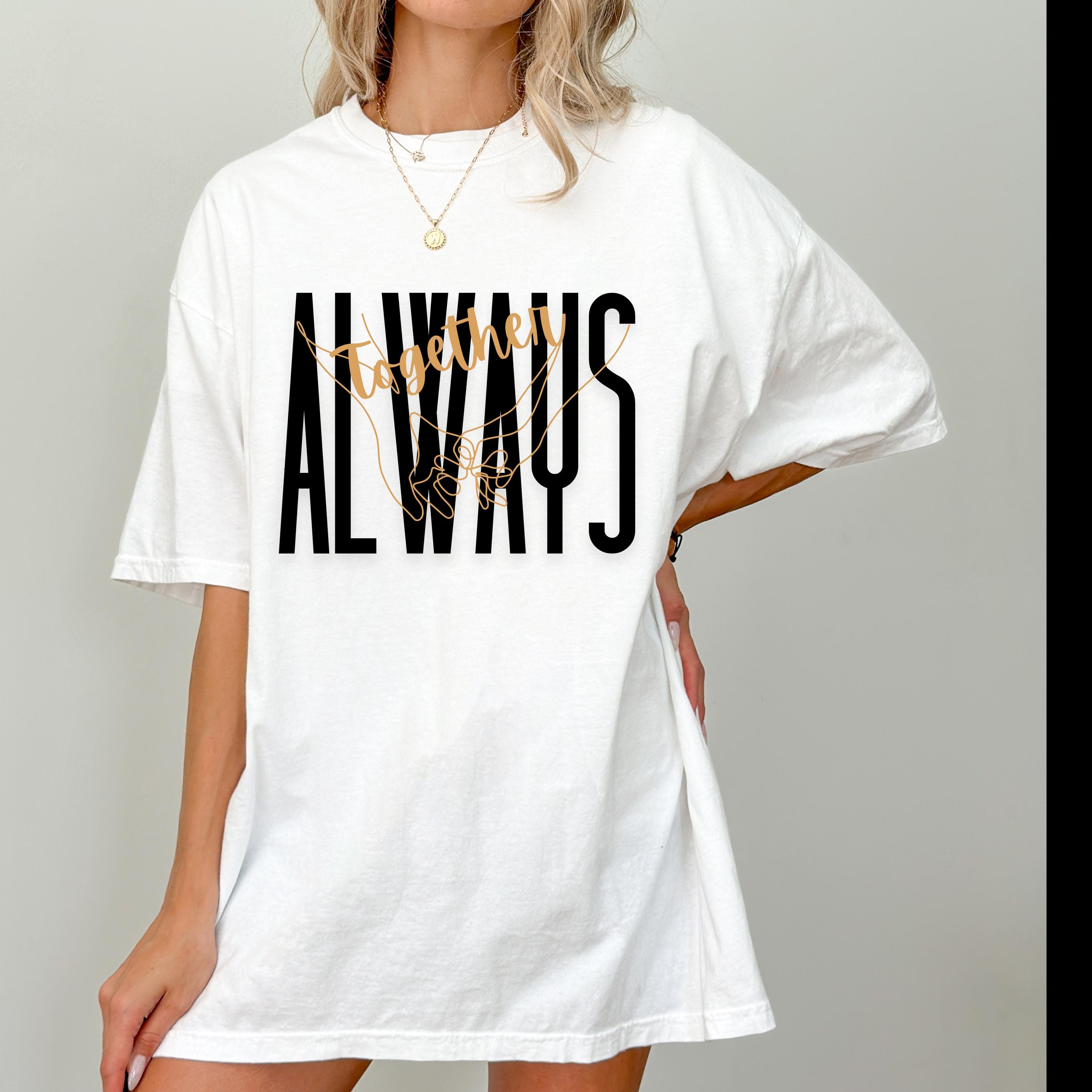 Together Pinky Promise Line Art Couples T-Shirt Vintage Gift