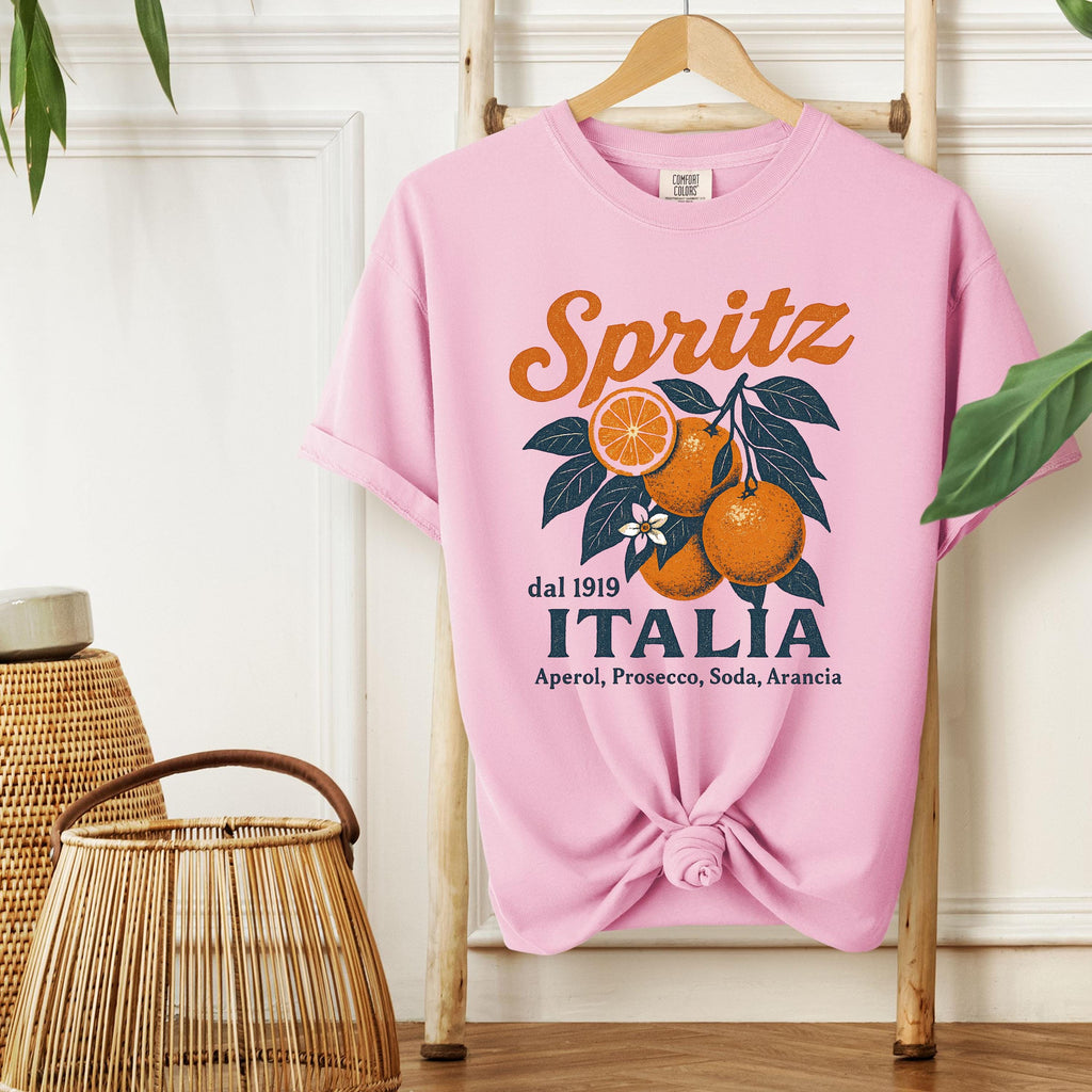 Italian Spritz Shirt – Retro Lemon Orange Tee