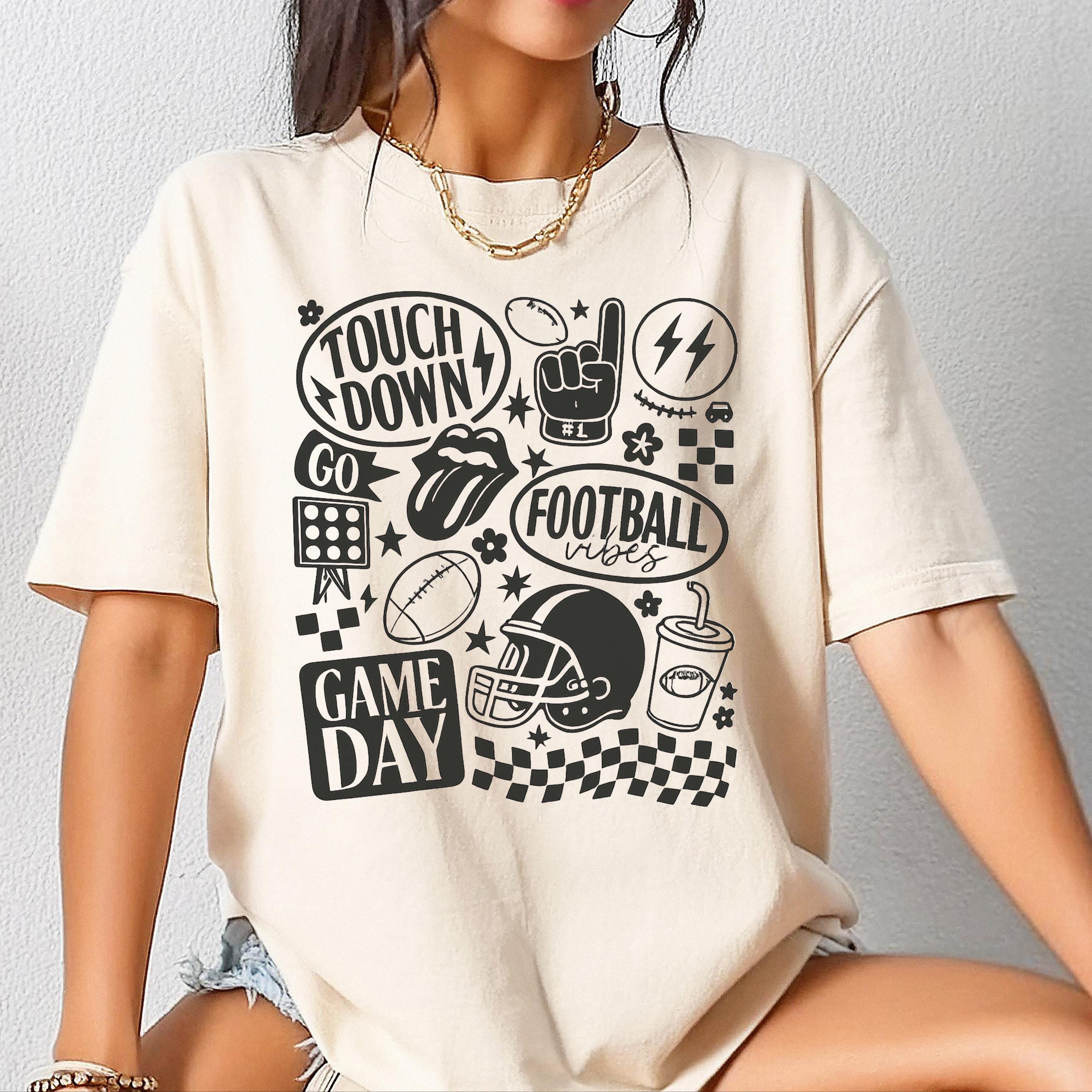 Comfort Colors Football Game Day T-Shirt: Unisex Touchdown Tee
