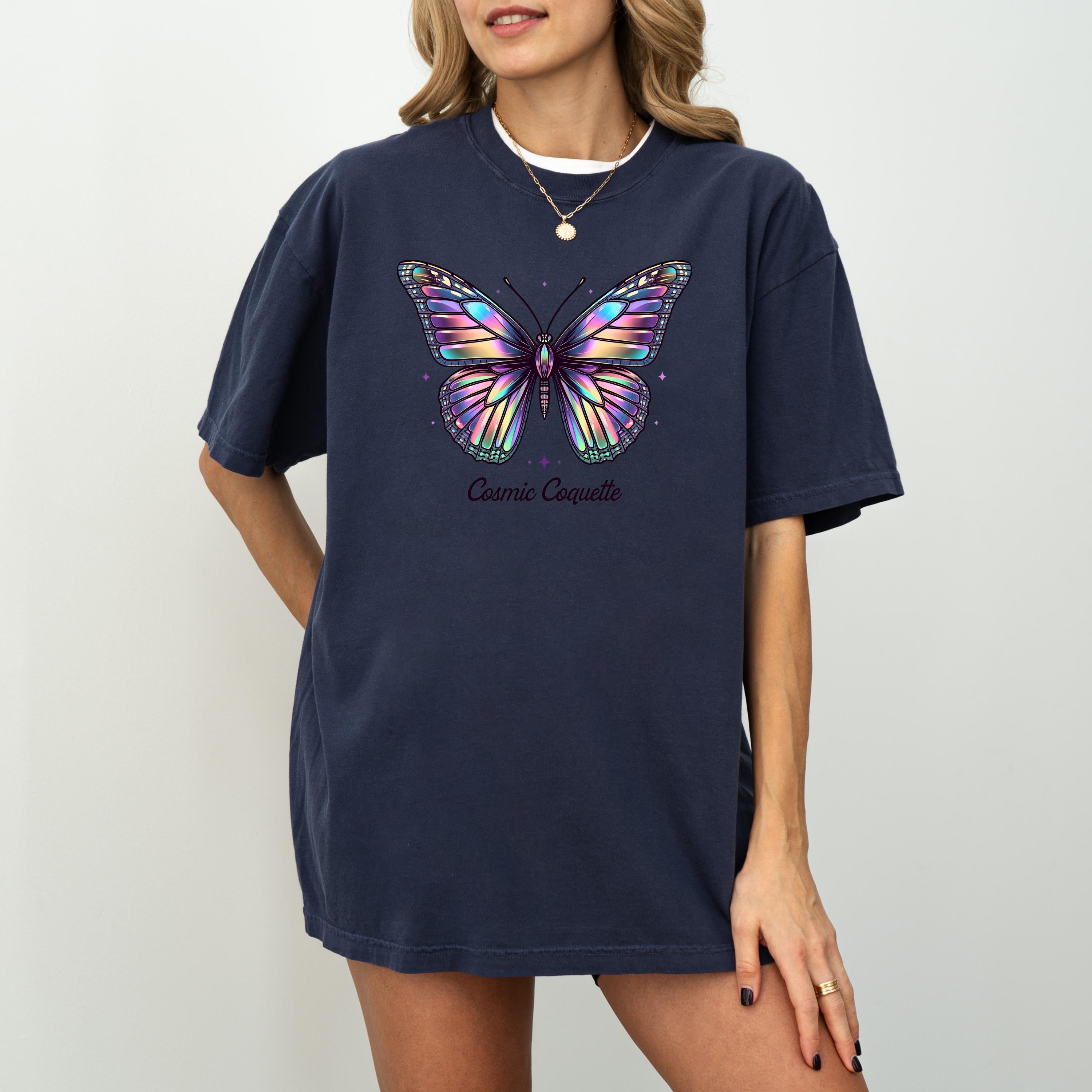 Butterfly Wings Shirt | Monarch Purple Comfort Tee