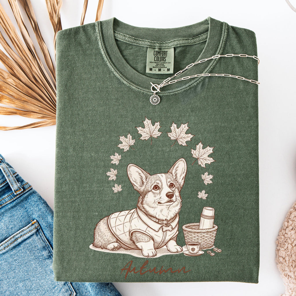 Dogs & Coffee Tee | Pet Lover Vintage Dog Mom Shirt