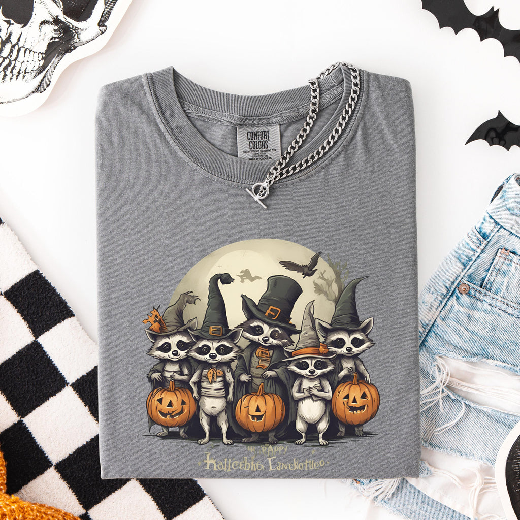 Spooky Raccoon  - Funny Halloween Tee