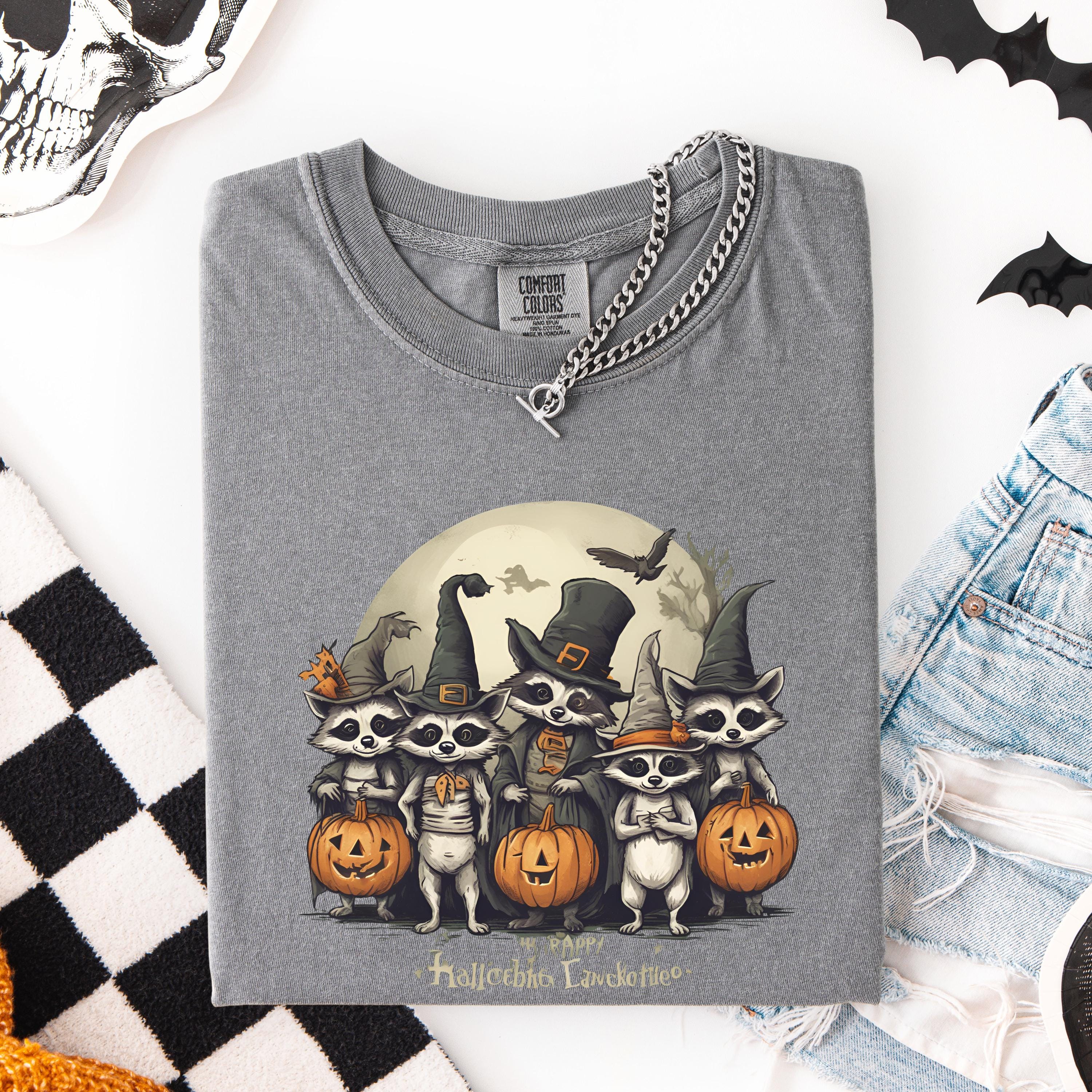 Spooky Raccoon  - Funny Halloween Tee