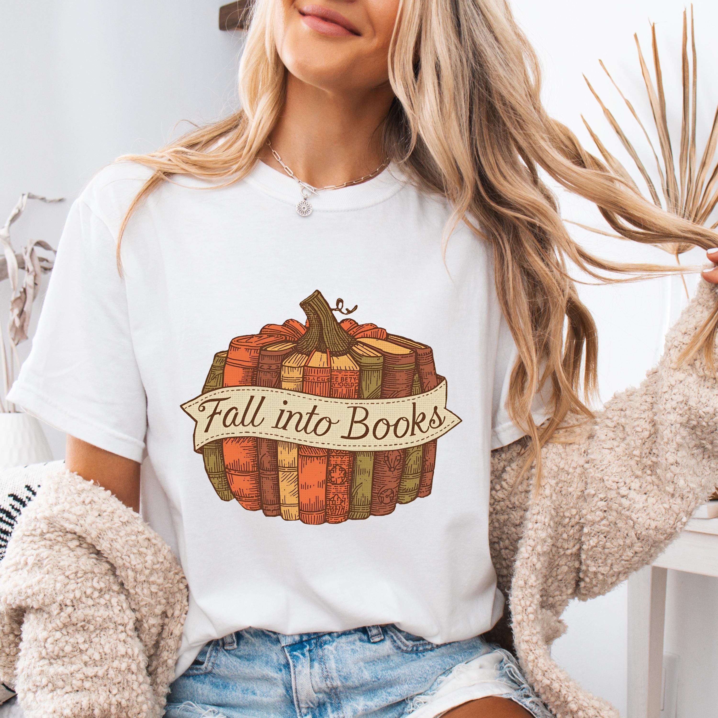 Comfort Colors Fall Book Shirt | Book Lover Gift