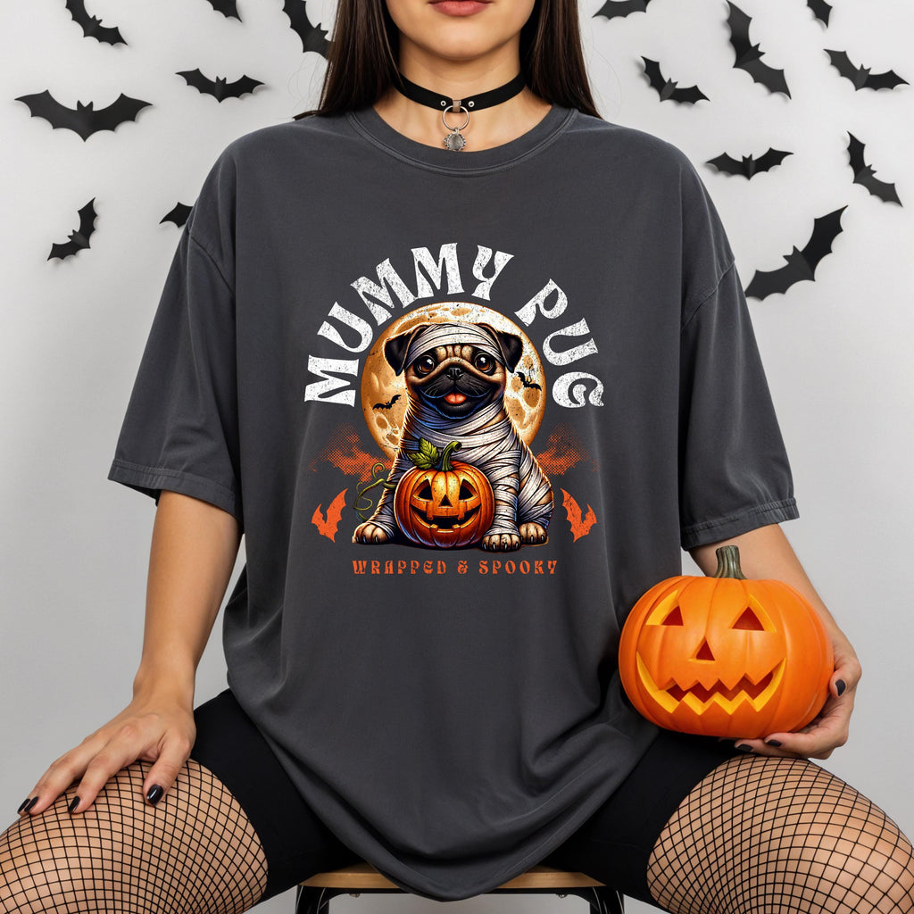 Mummy Pug Halloween Shirt – Funny Dog Tee