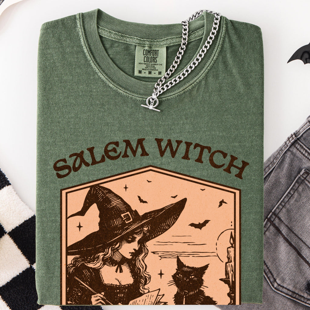 Witch Shirt – Black Cat Halloween Tee