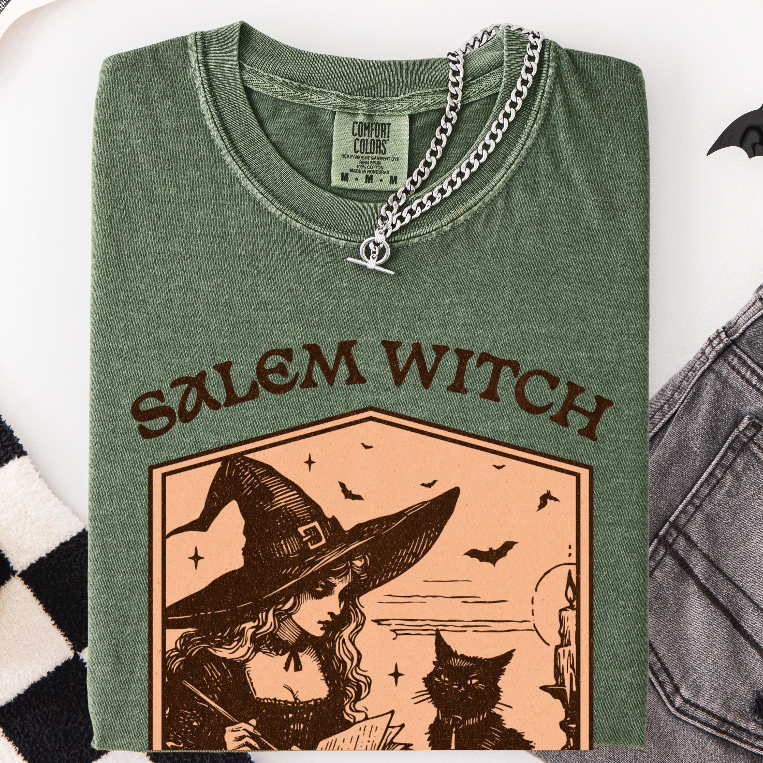 Witch Shirt – Black Cat Halloween Tee