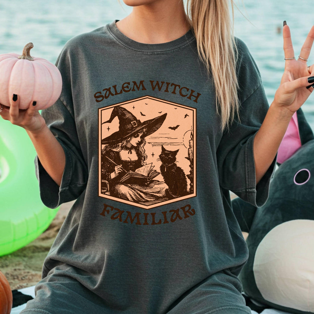 Witch Shirt – Black Cat Halloween Tee