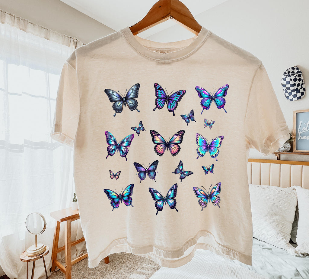 Monarch Butterfly Shirt | Purple Wings Comfort Tee