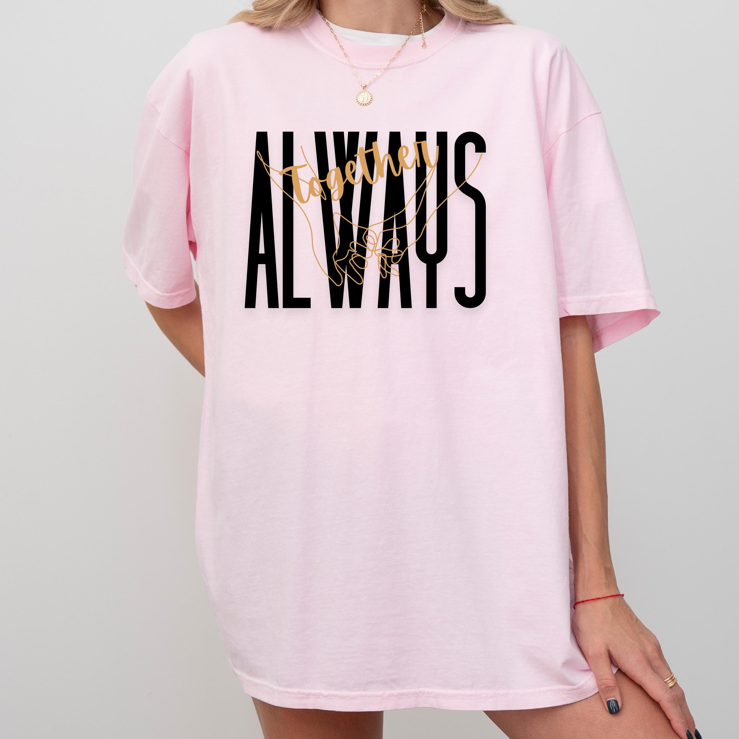 Together Pinky Promise Line Art Couples T-Shirt Vintage Gift