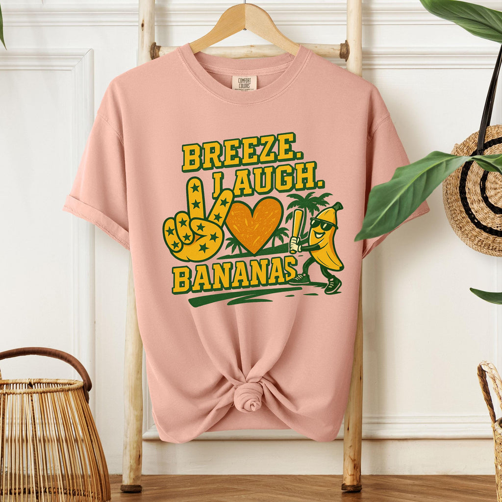 Peace Love Bananas T-Shirt: Funny Retro Fruit Graphic Tee