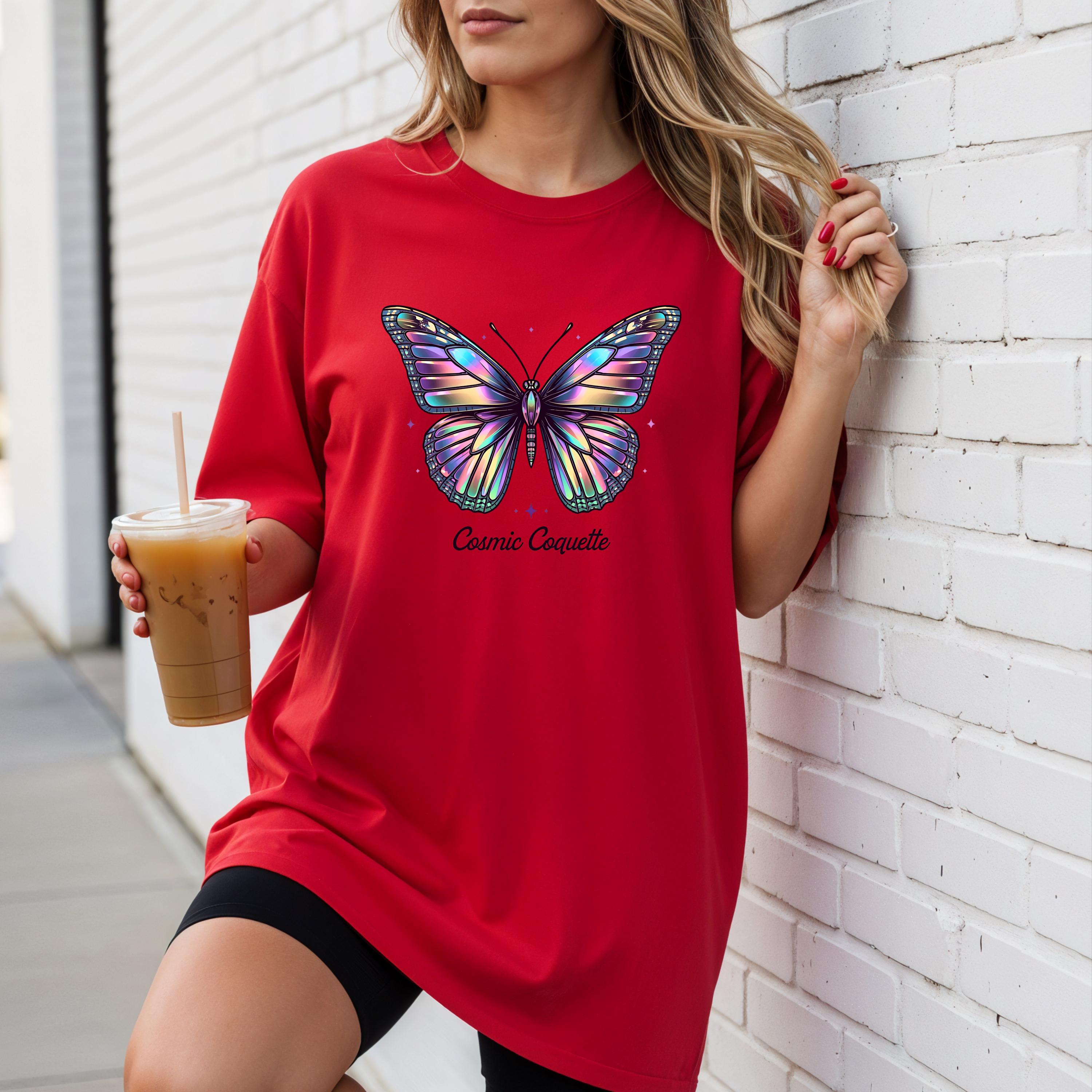 Butterfly Wings Shirt | Monarch Purple Comfort Tee