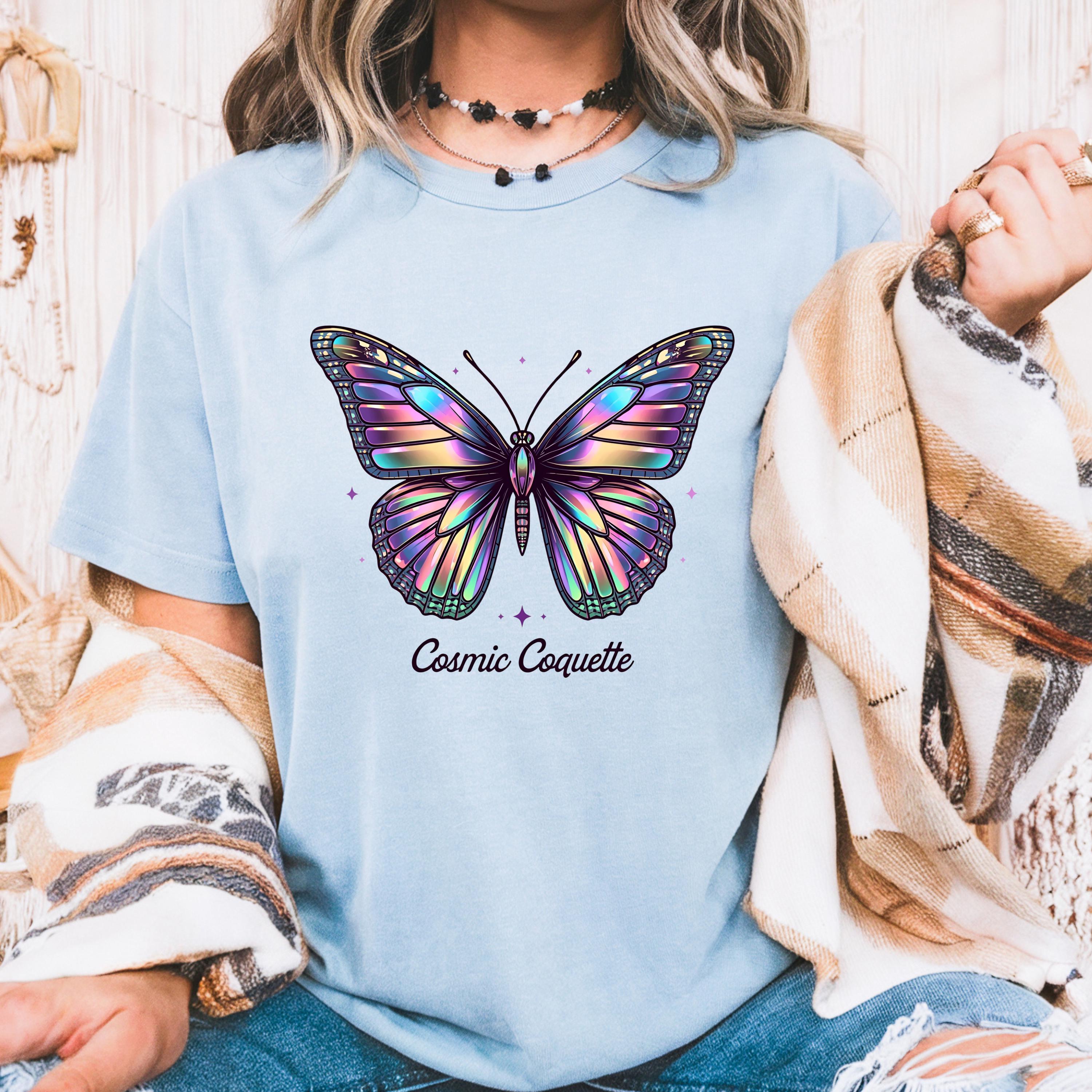 Butterfly Wings Shirt | Monarch Purple Comfort Tee