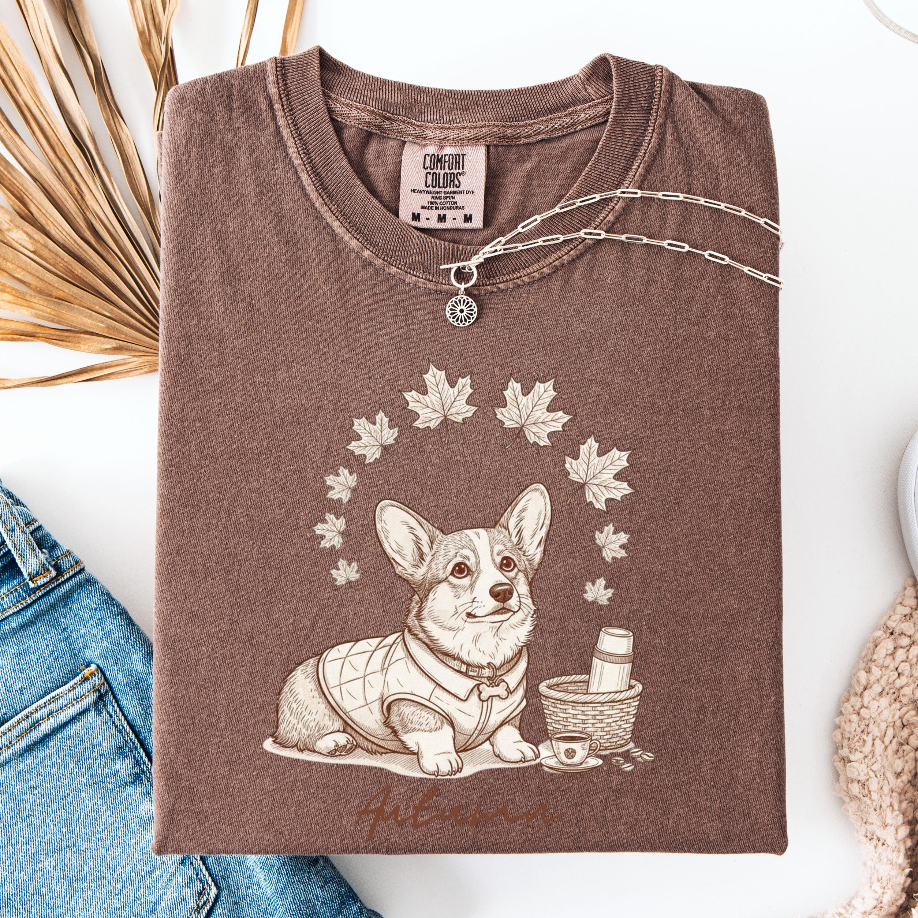 Dogs & Coffee Tee | Pet Lover Vintage Dog Mom Shirt
