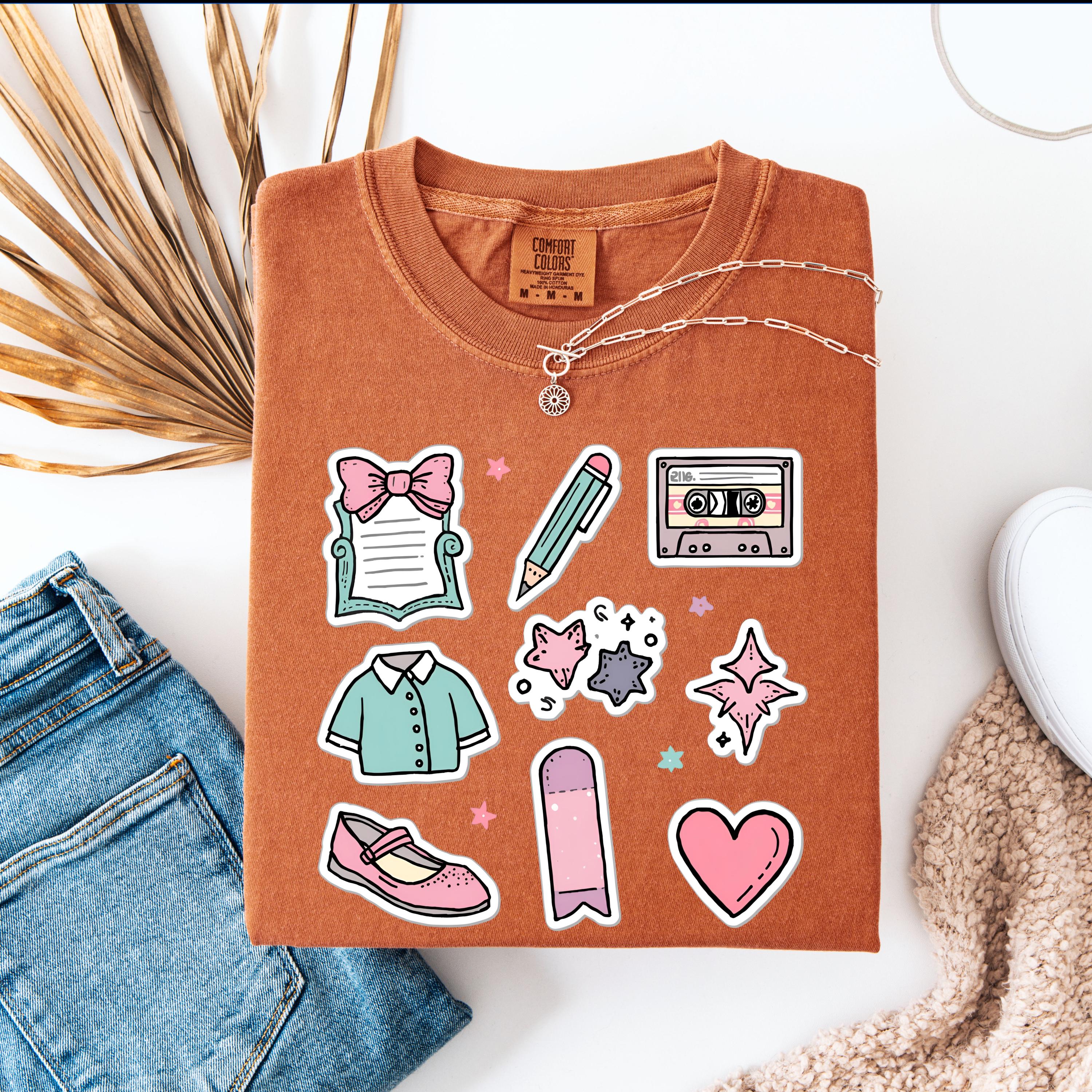 Pastel Kawaii Teacher Shirt - Back to School Pencil Tee