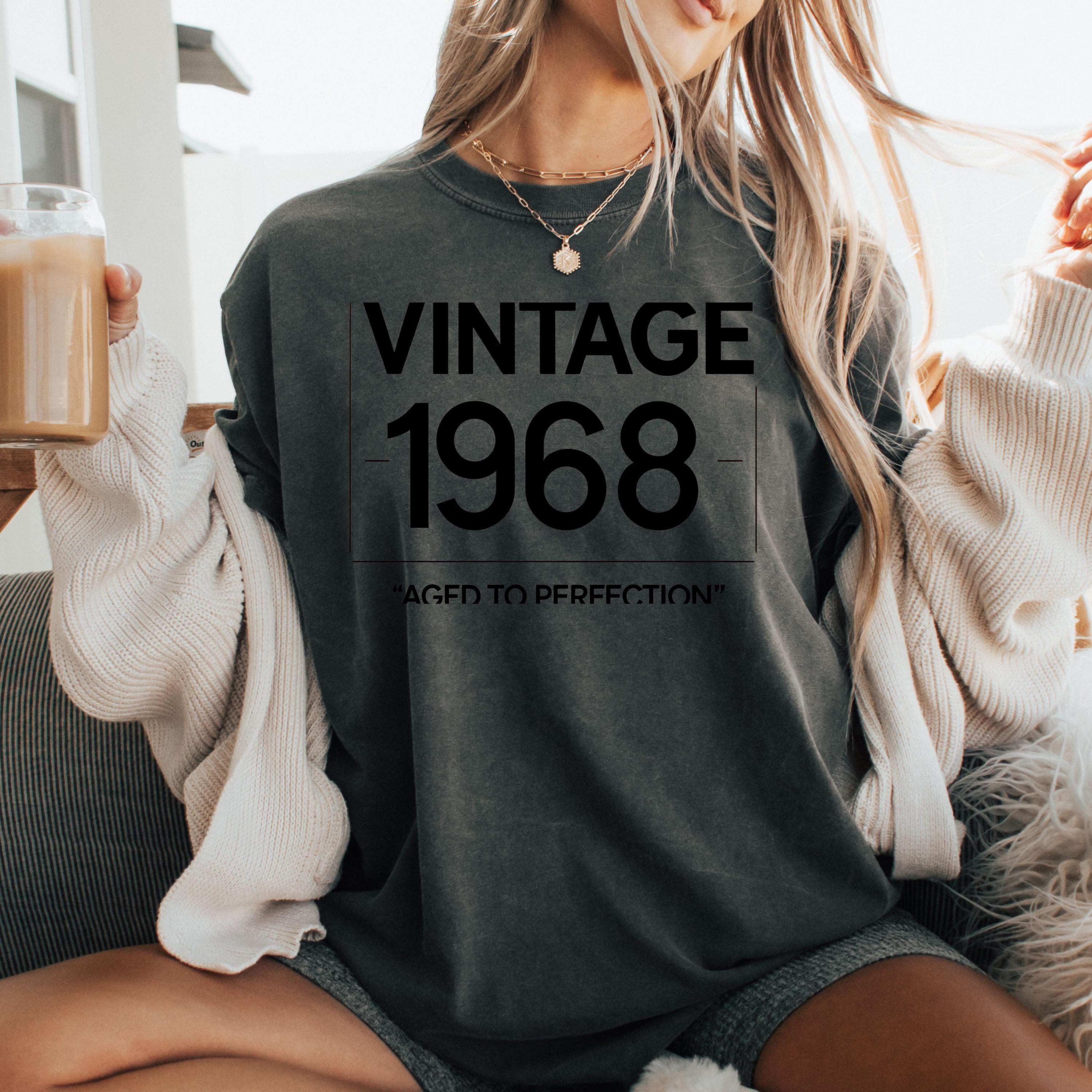 Vintage 1968 Retro Shirt: Comfort Colors Cotton Tee