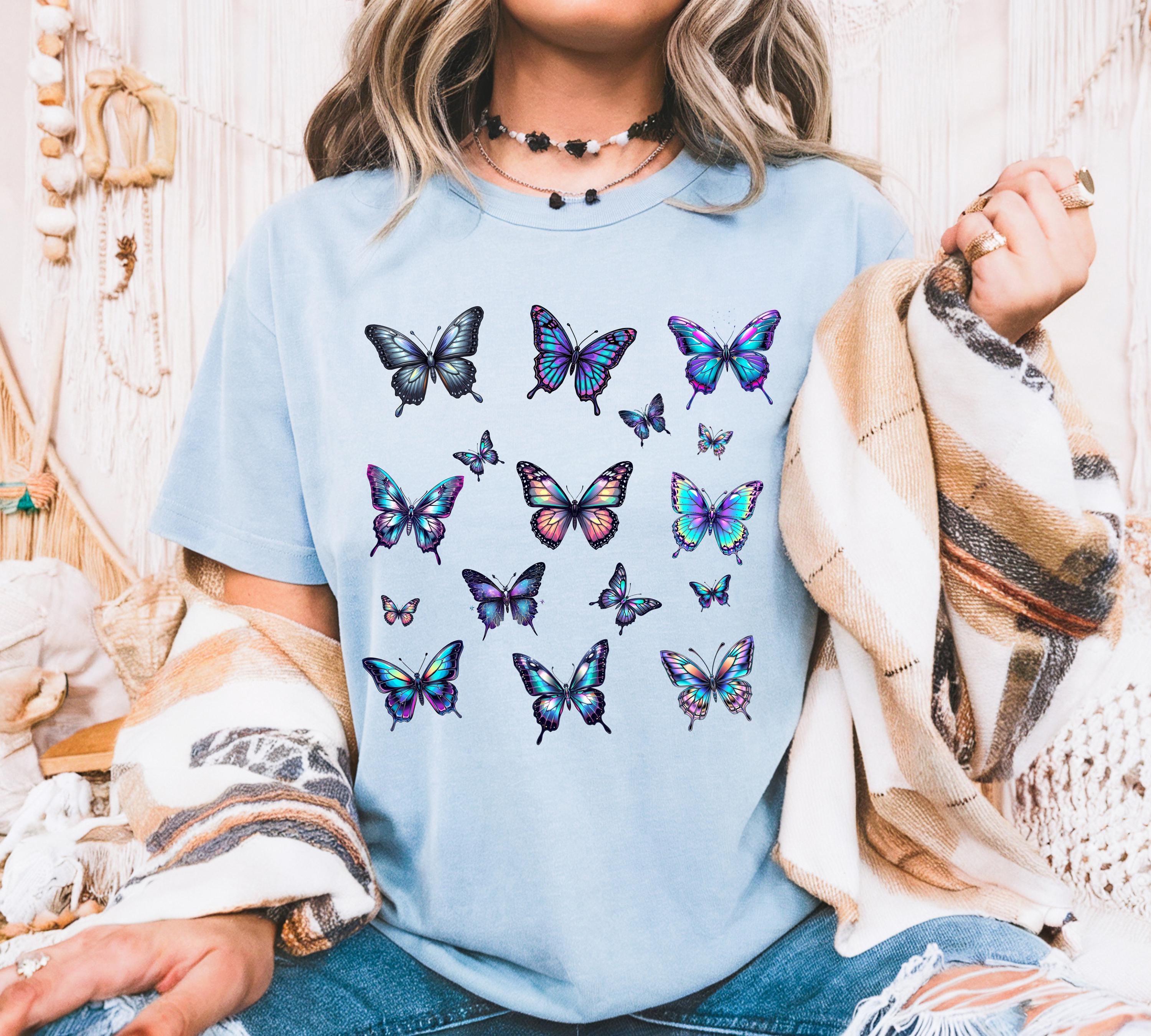 Monarch Butterfly Shirt | Purple Wings Comfort Tee