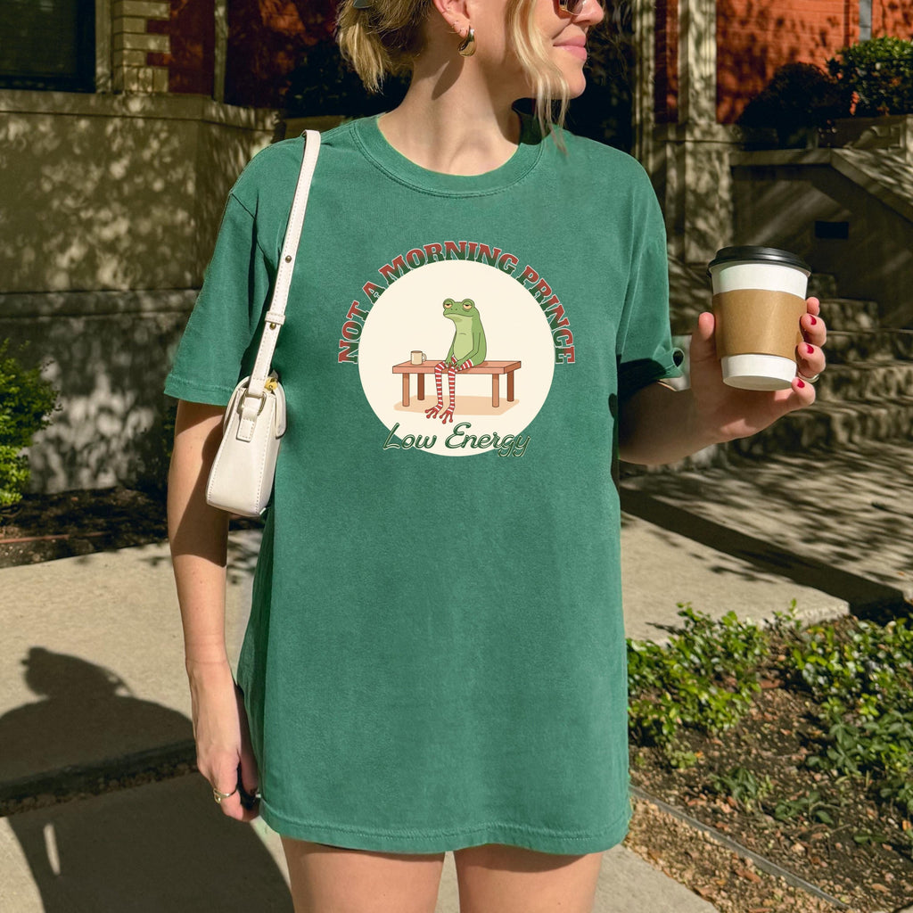 Funny Frog Meme Coffee Shirt - Sarcastic Graphic Tee