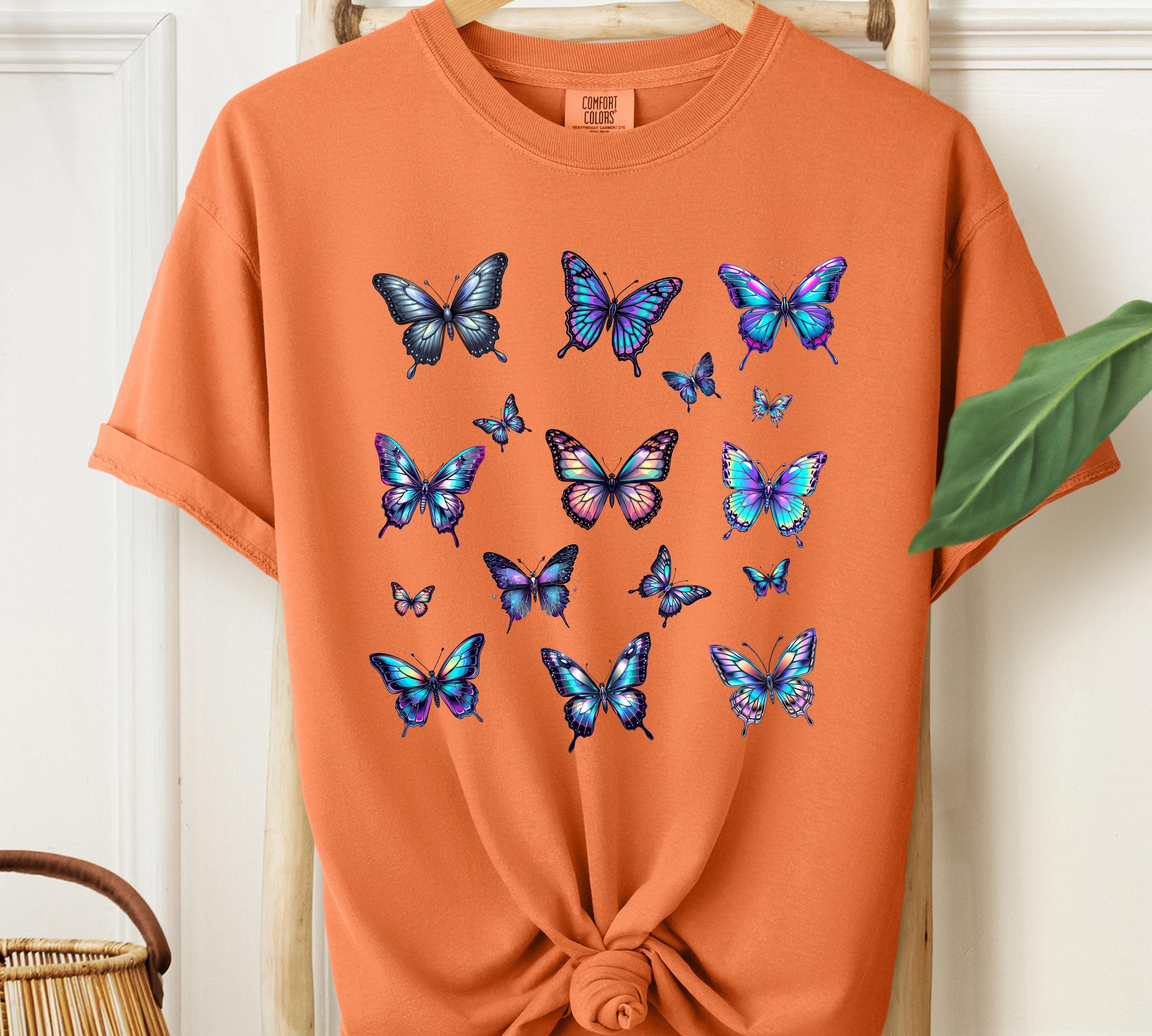 Monarch Butterfly Shirt | Purple Wings Comfort Tee