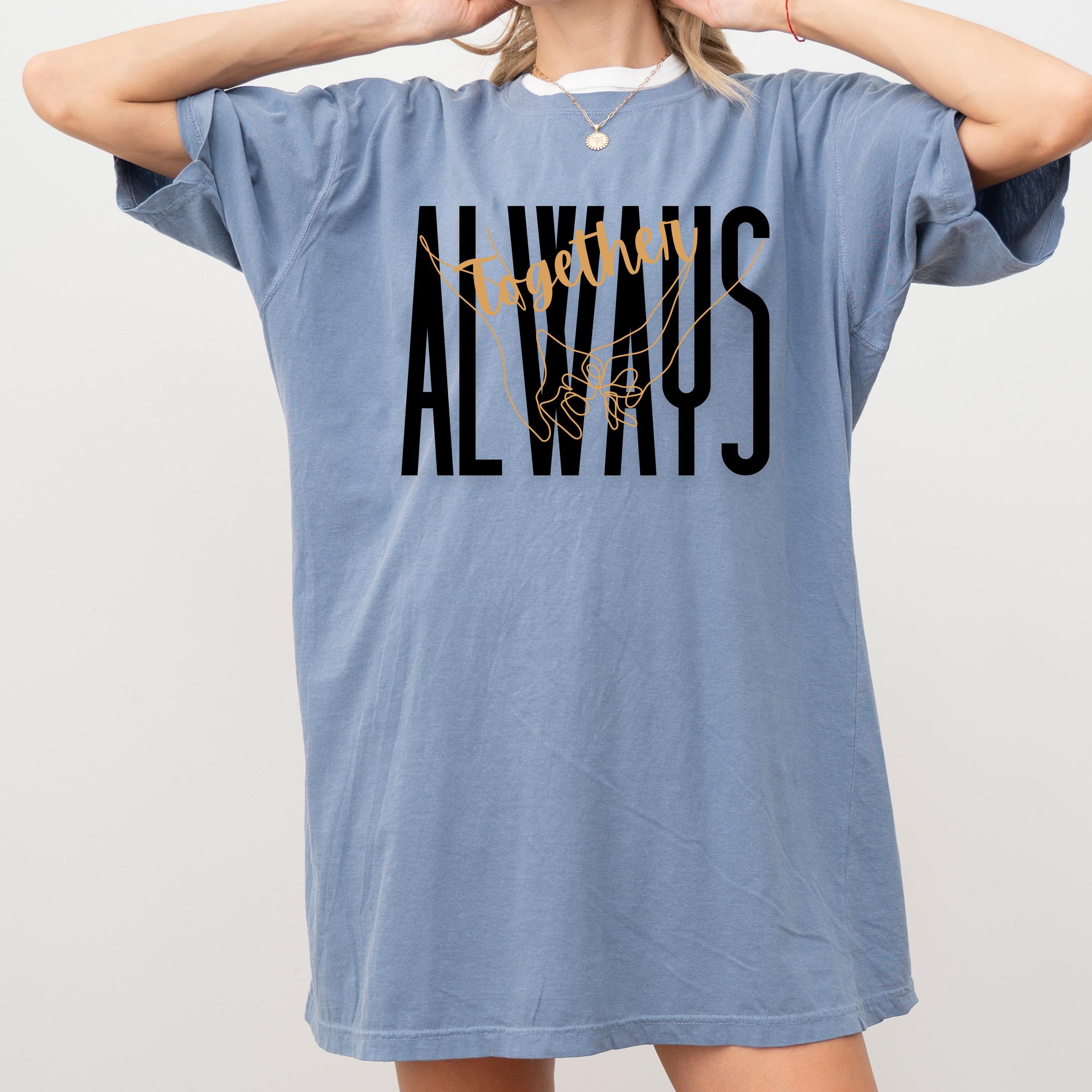 Together Pinky Promise Line Art Couples T-Shirt Vintage Gift