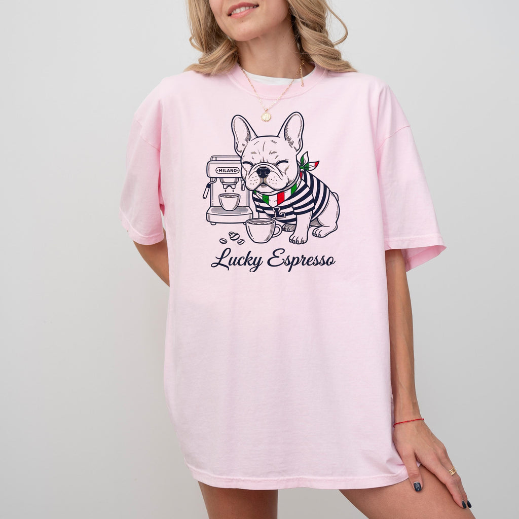 French Bulldog Coffee Lover Tee - Funny Dog Shirt