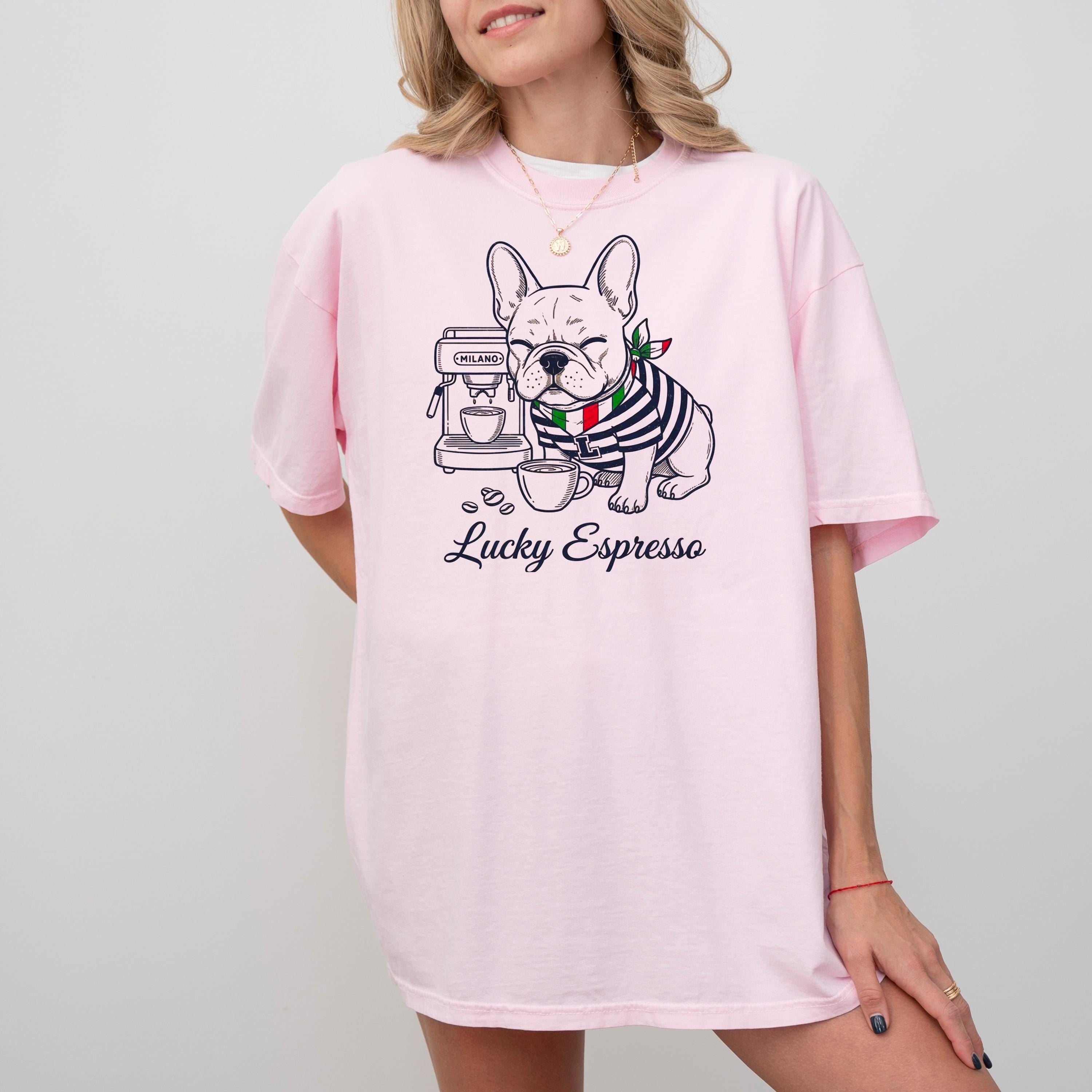 French Bulldog Coffee Lover Tee - Funny Dog Shirt