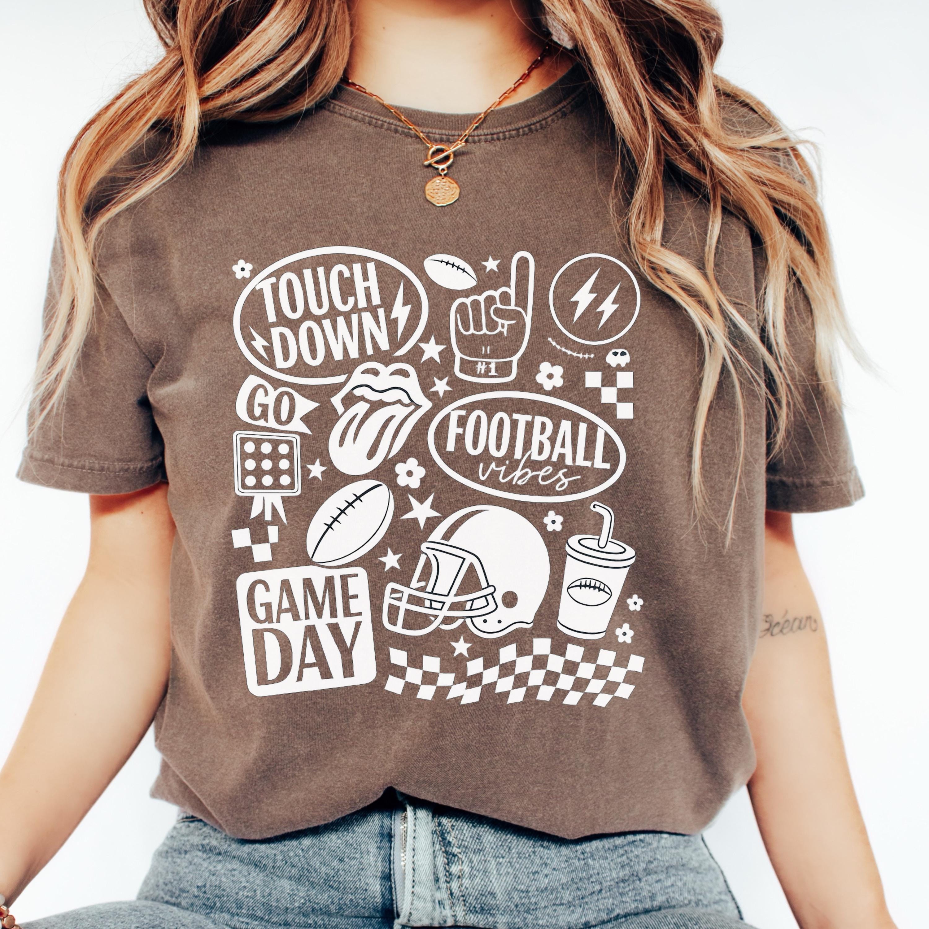 Comfort Colors Football Game Day T-Shirt: Unisex Touchdown Tee