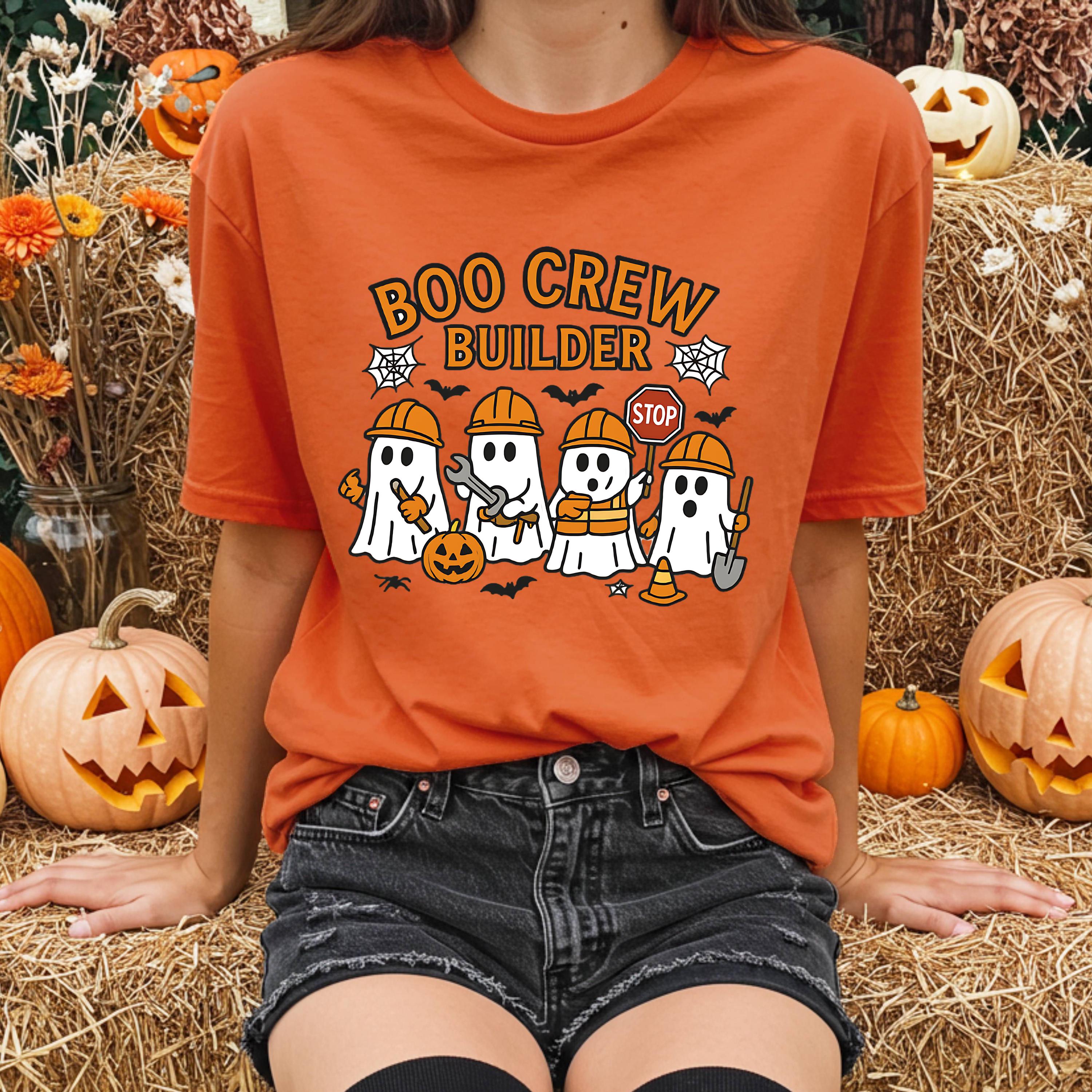 Boo Crew Halloween Shirt – Builder Tee