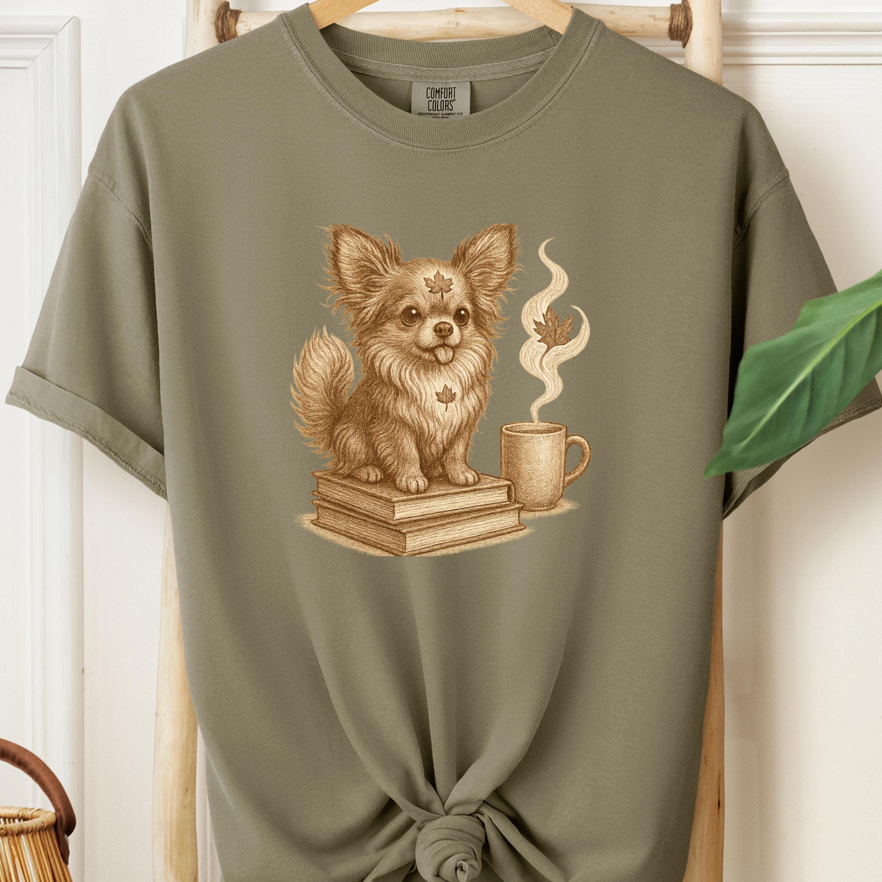 Chihuahua Shirt, Fall Dog Shirt — Cozy Autumn Tee