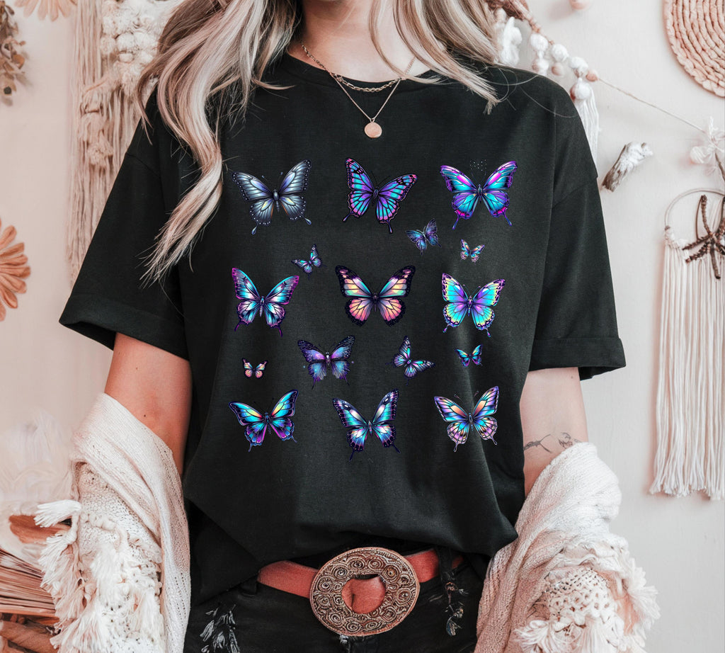 Monarch Butterfly Shirt | Purple Wings Comfort Tee