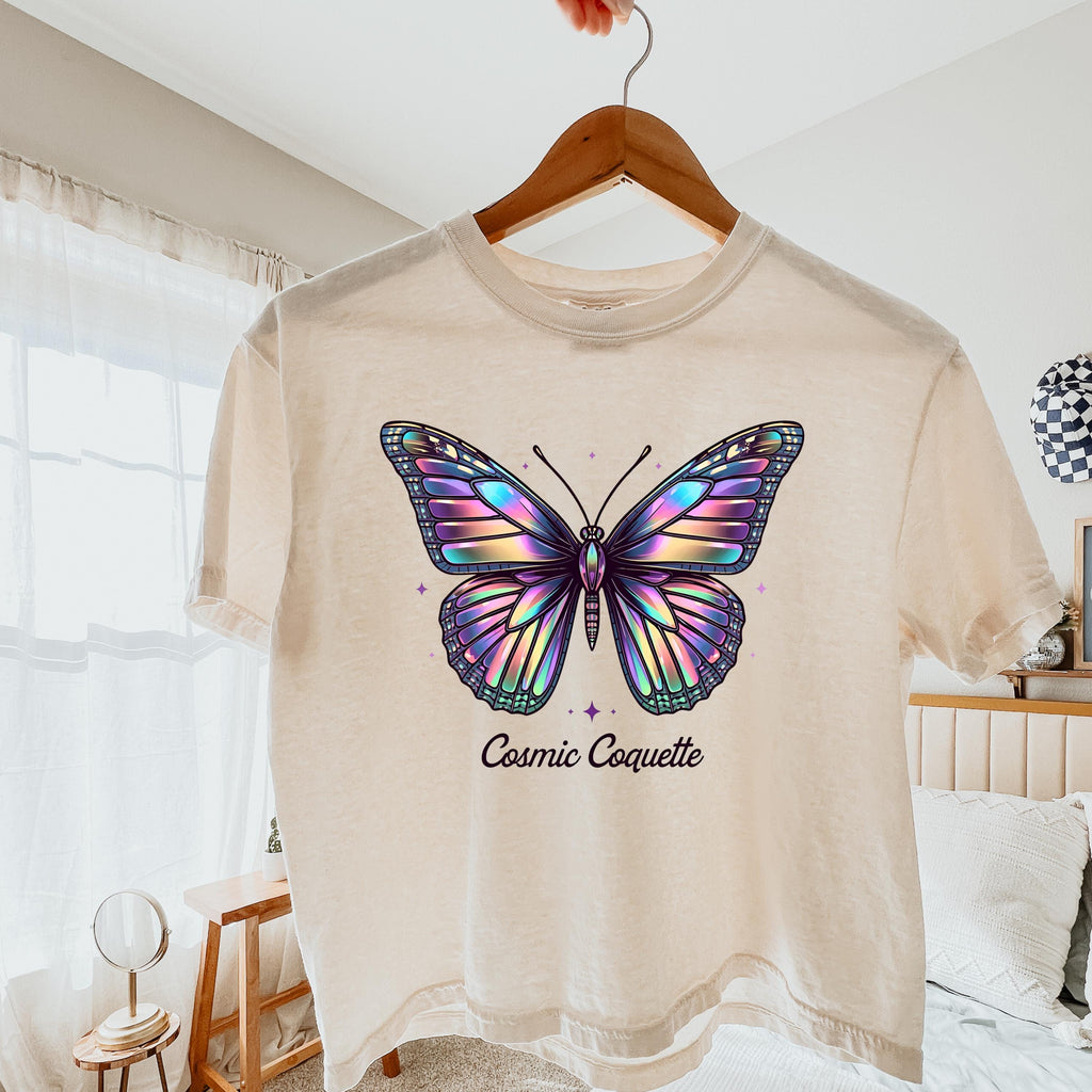 Butterfly Wings Shirt | Monarch Purple Comfort Tee