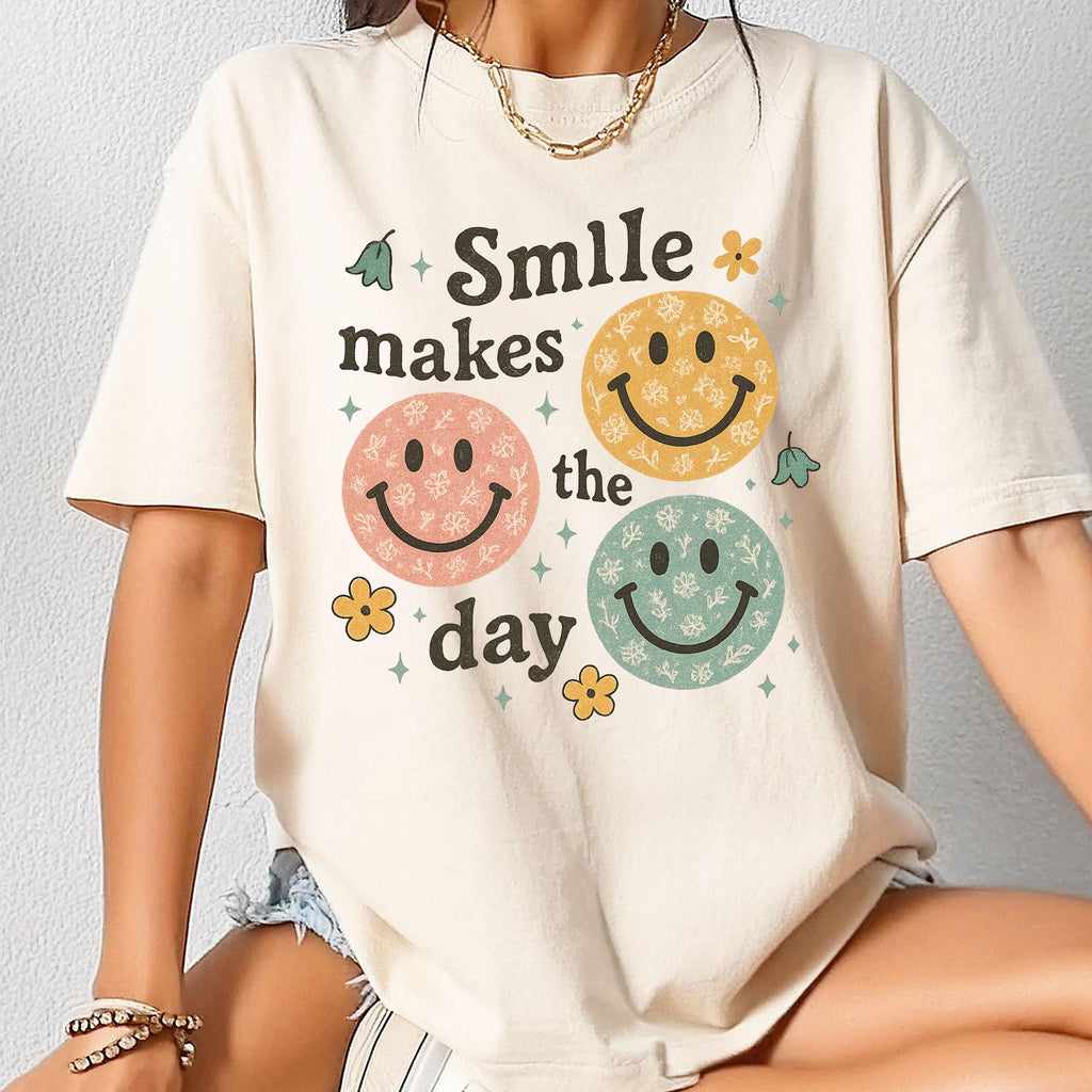 Smiley shirt, happy to see, funny teacher shirt, smiling friends