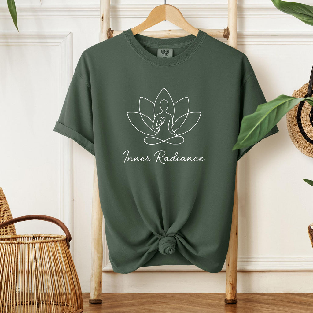 Self Love Lotus Yoga Shirt: Mental Health Tee,