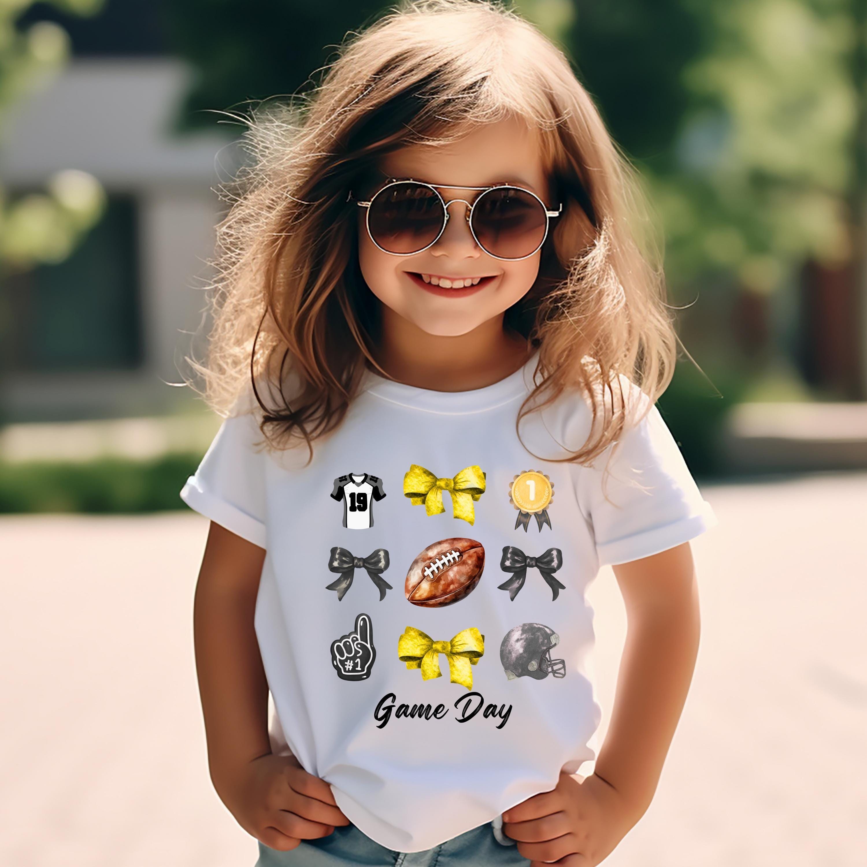 Football Kids Game Day Shirt, Bella Canvas 3001T