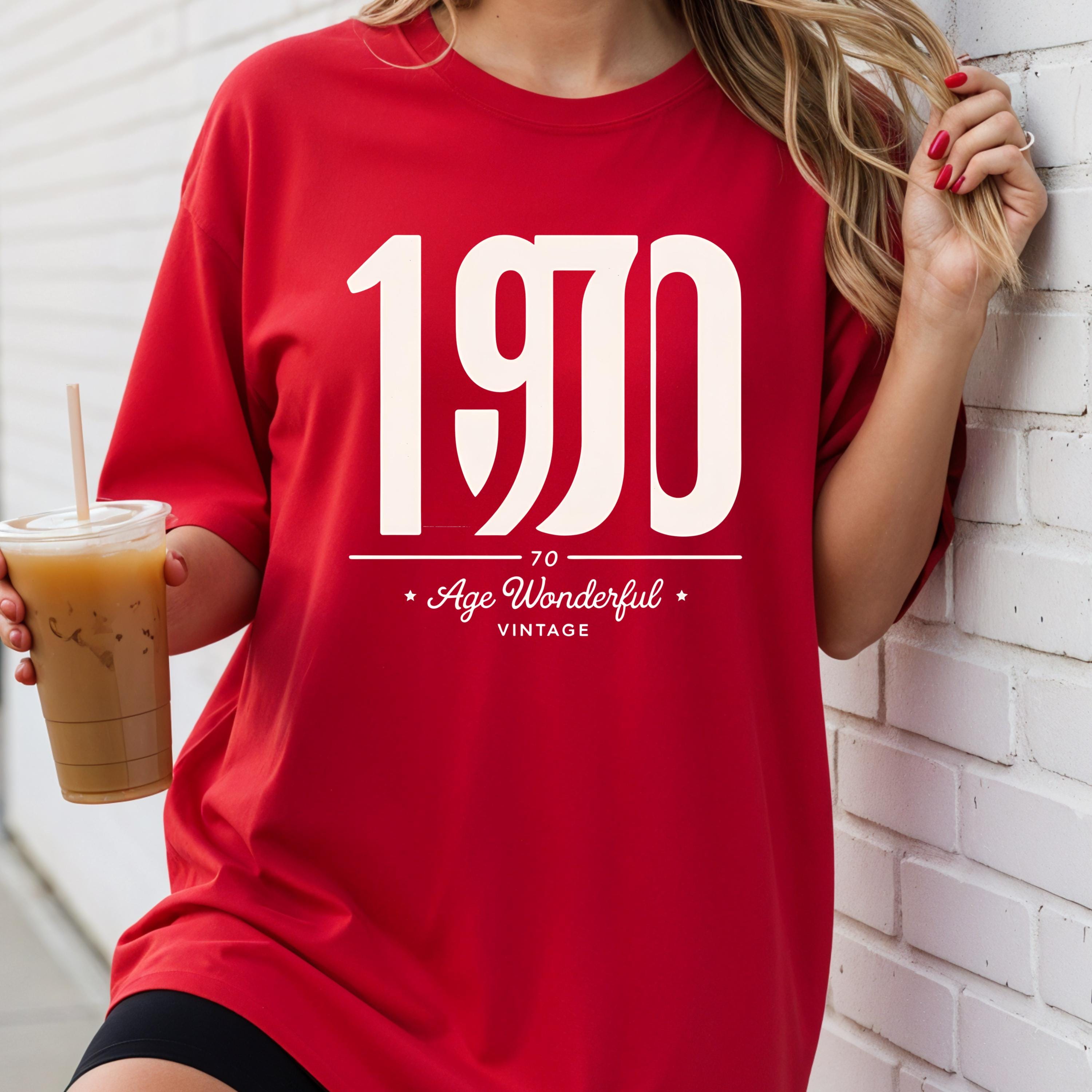 Vintage Shirt 1970 55th   Comfort Colors Shirt