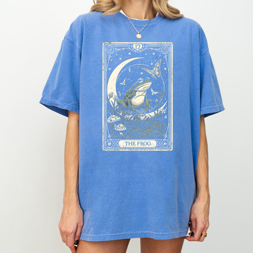 Frog & Mushroom Tarot Shirt | Moon Butterfly Tee