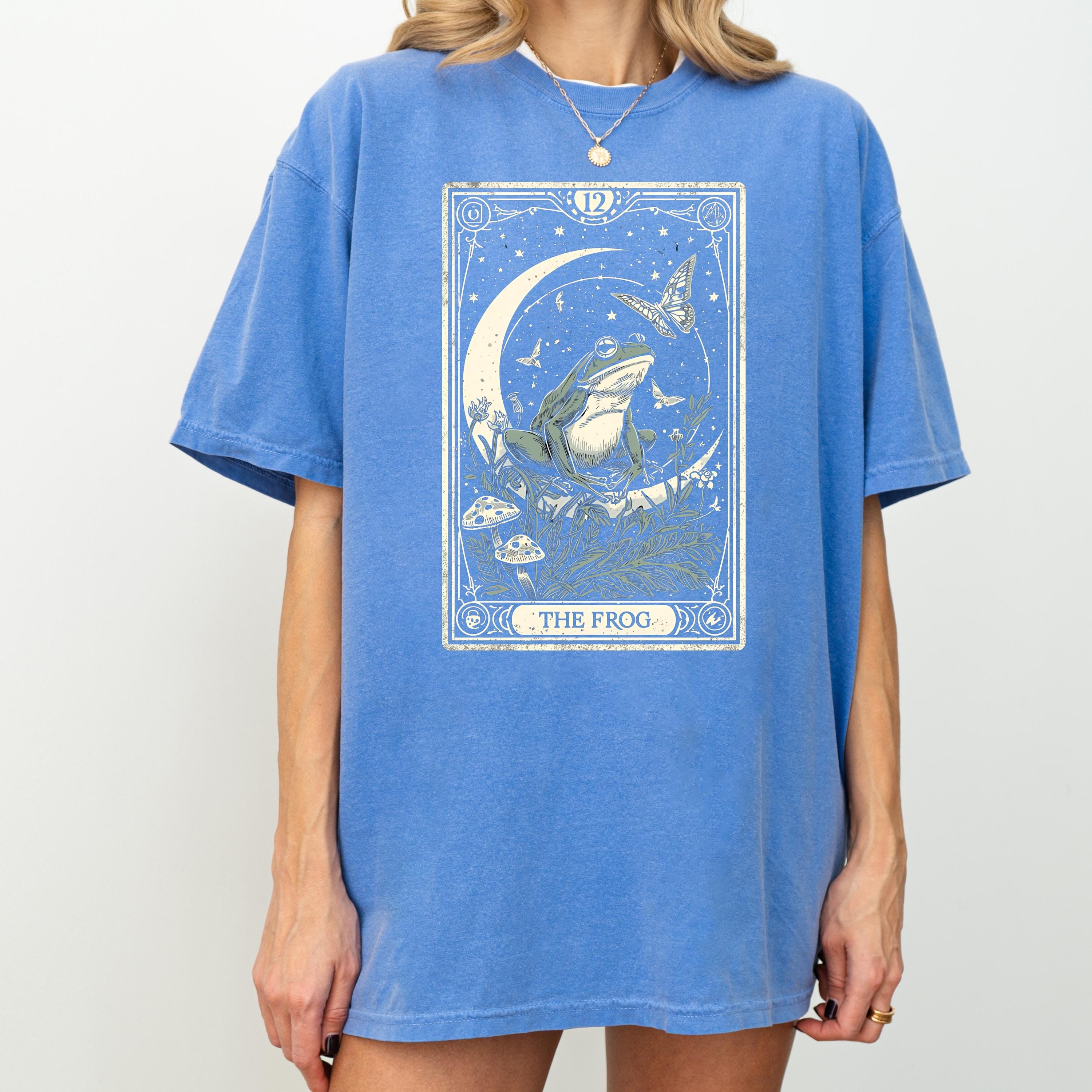 Frog & Mushroom Tarot Shirt | Moon Butterfly Tee