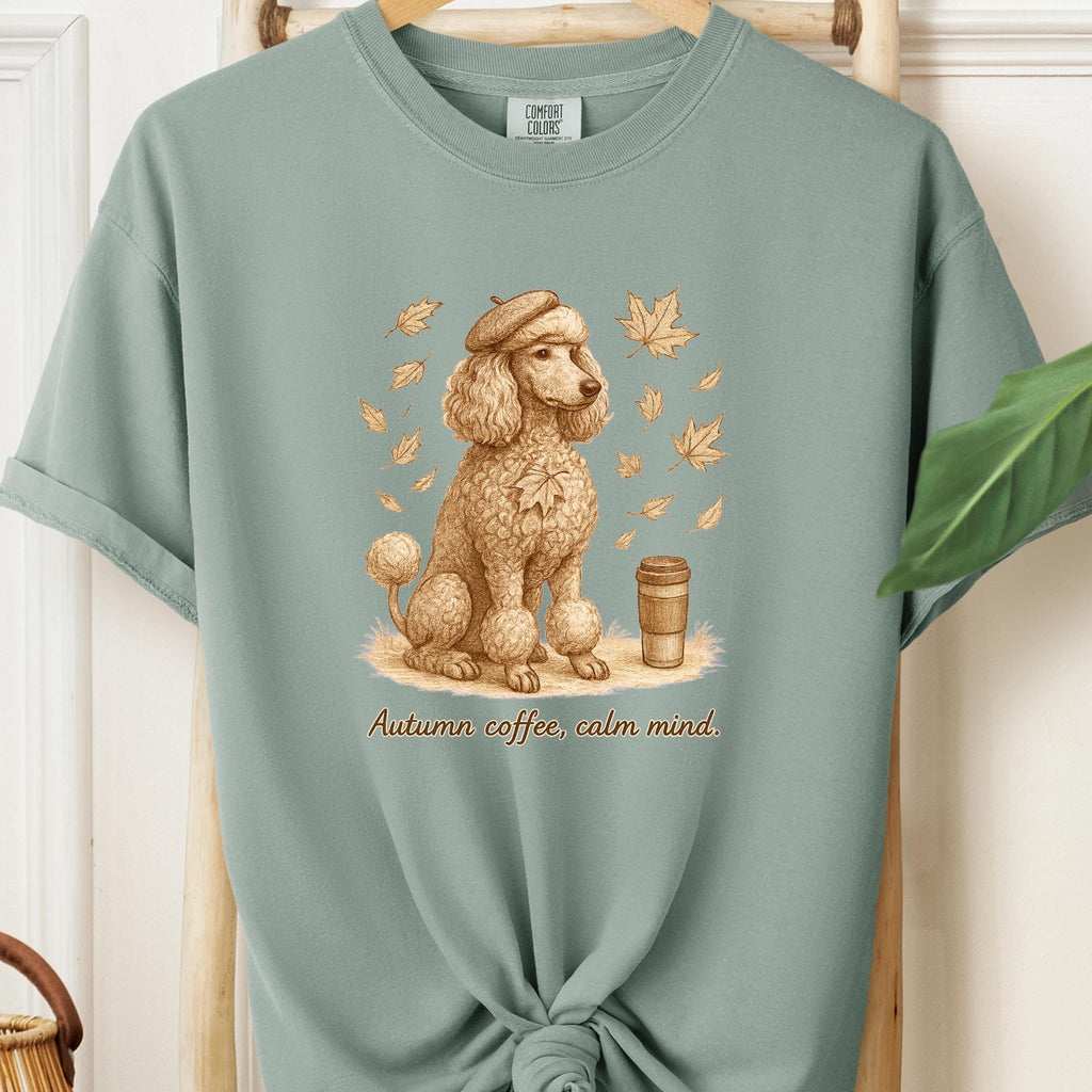 Poodle & Coffee Shirt | Comfort Colors C1717 Yam