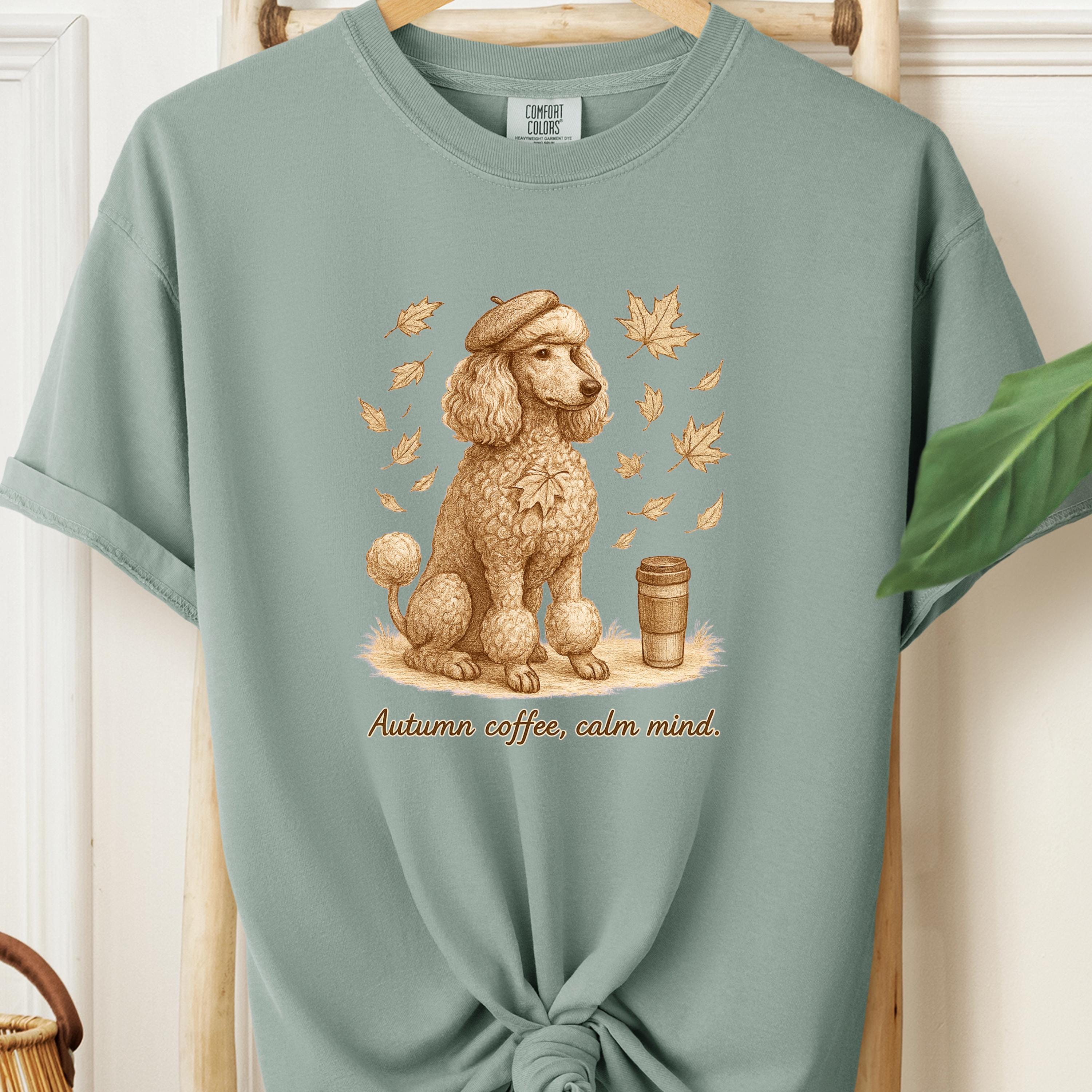 Poodle & Coffee Shirt | Comfort Colors C1717 Yam