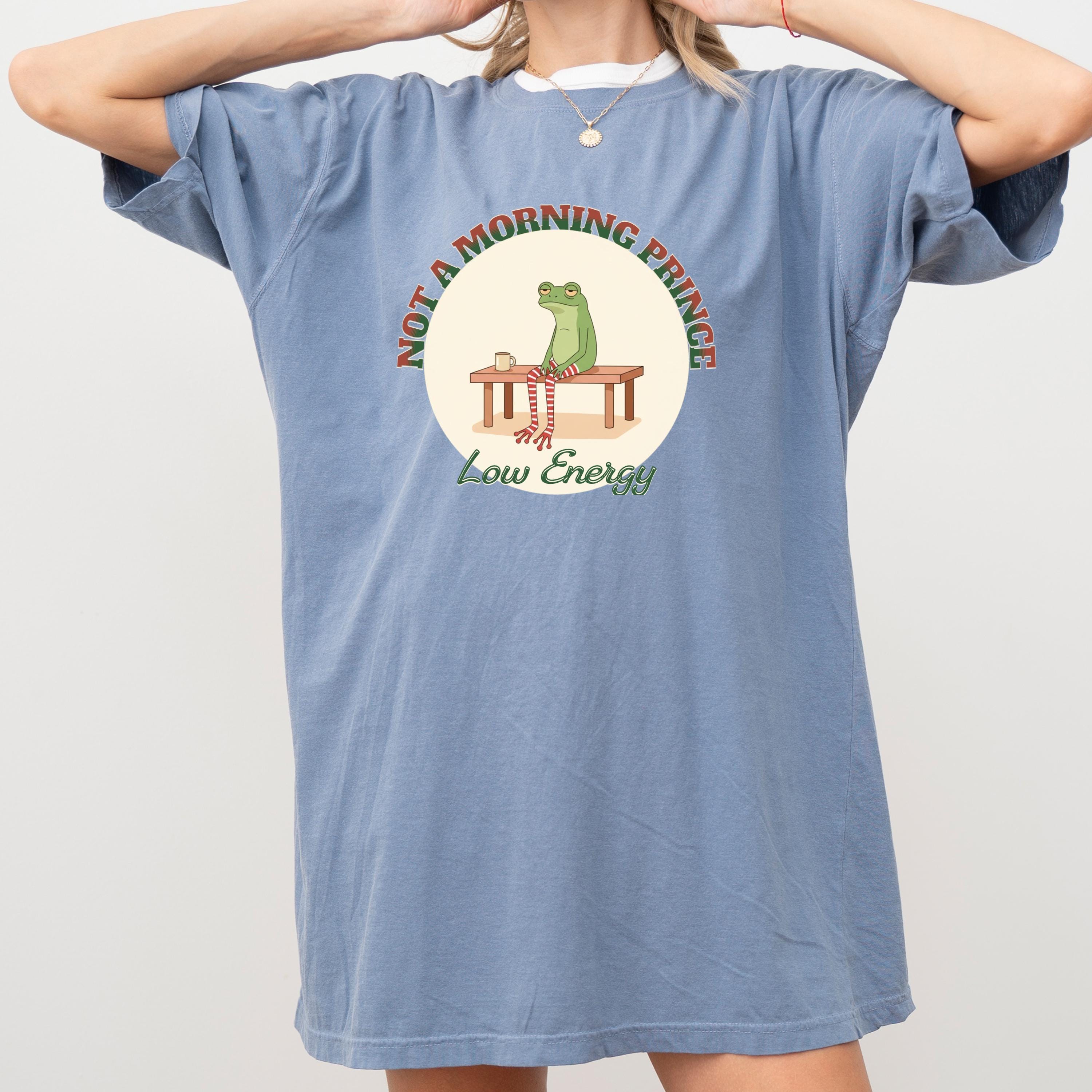 Funny Frog Meme Coffee Shirt - Sarcastic Graphic Tee