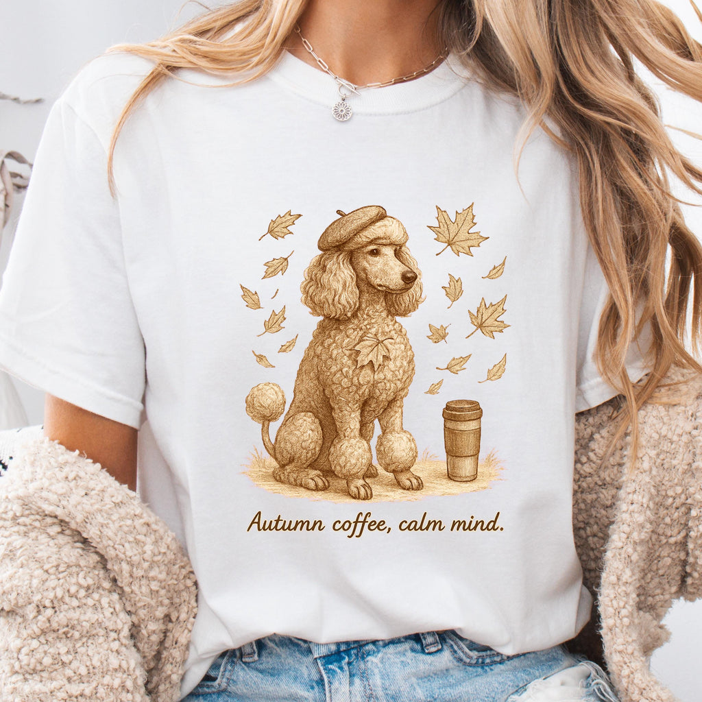 Poodle & Coffee Shirt | Comfort Colors C1717 Yam